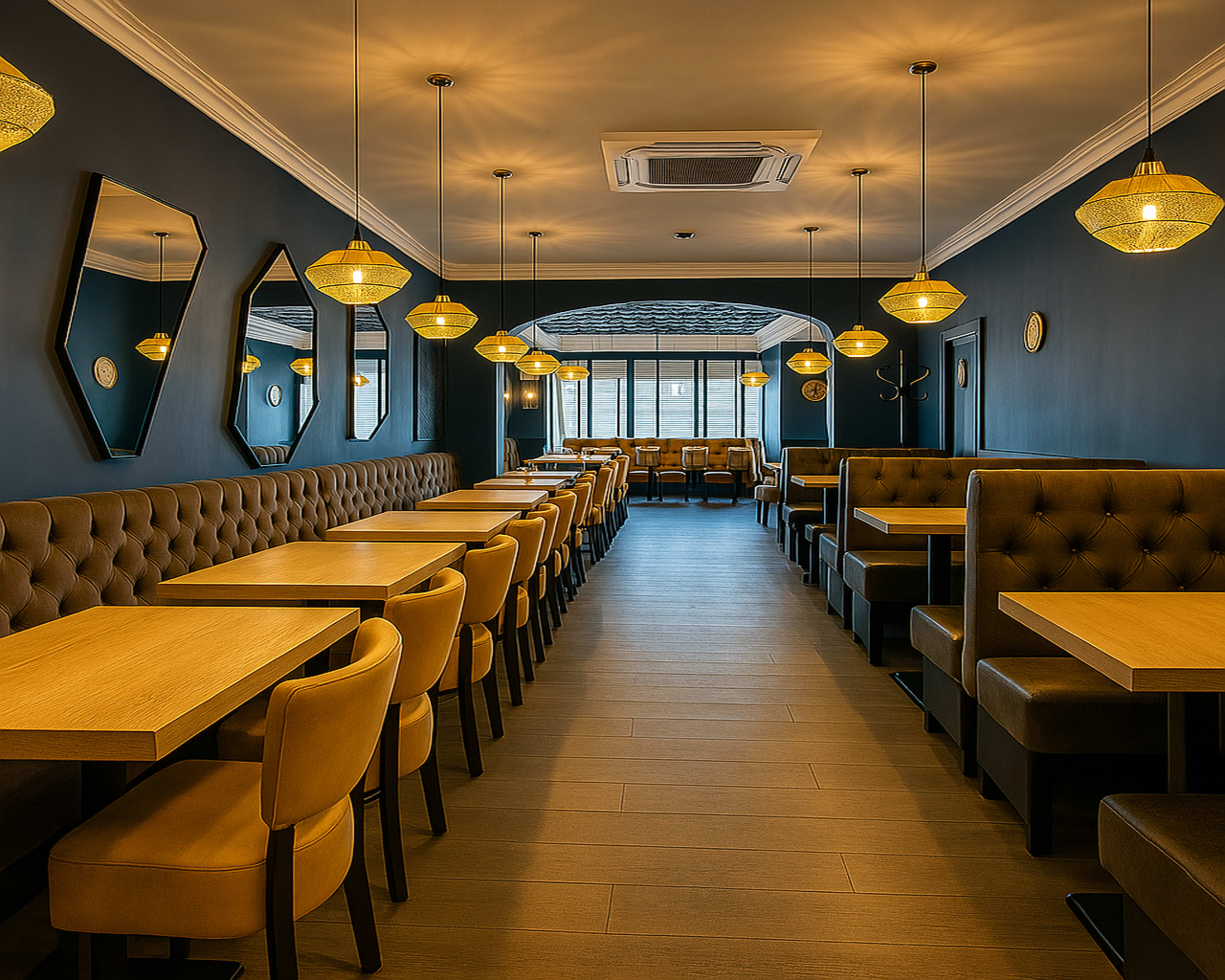 Modern Chic Restaurant Space Central London Image in London, London, ENG
