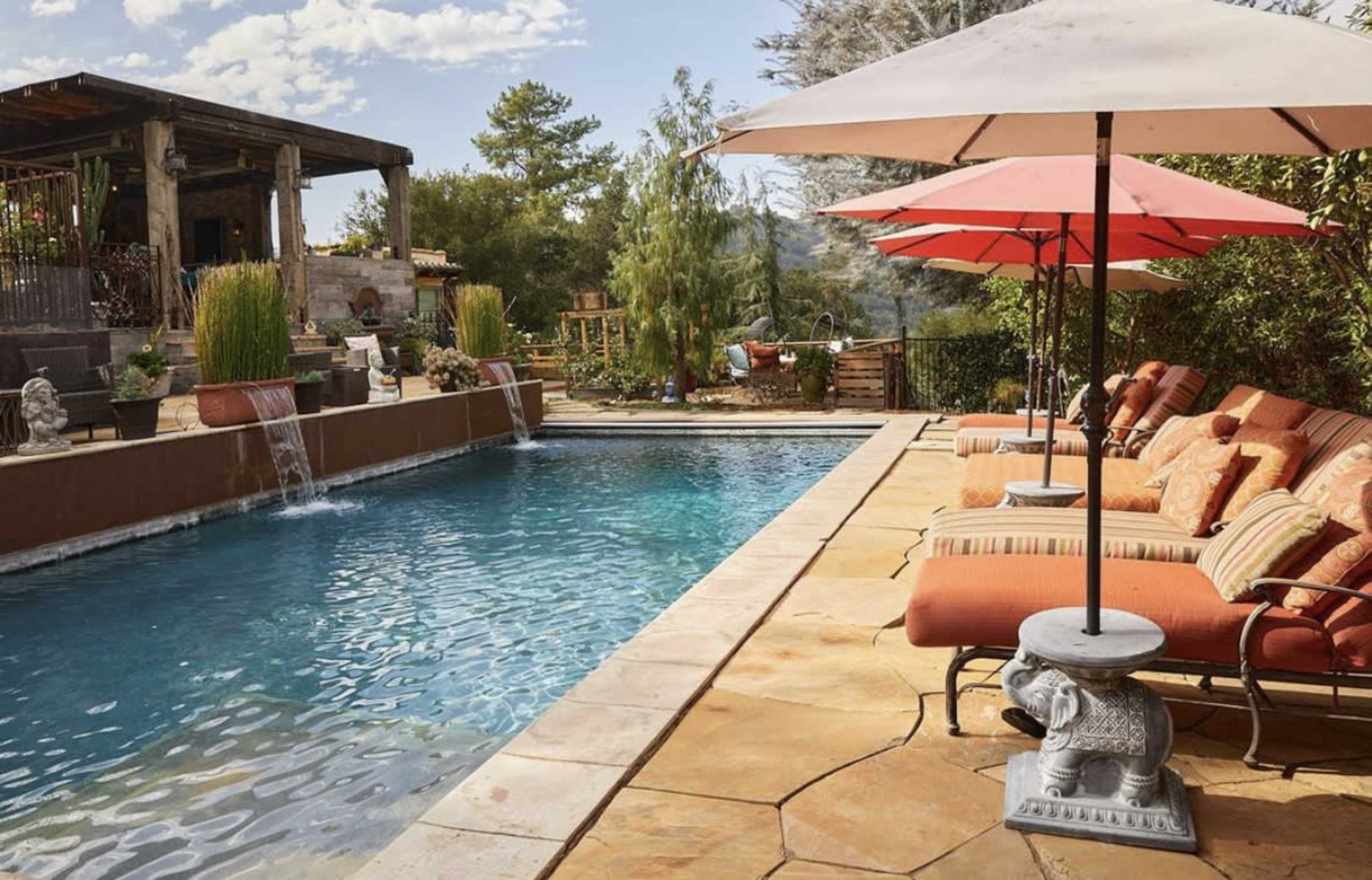 Tuscany Resort Villa & Stunning Pool, Bohemian Gardens Image in Topanga, Topanga Canyon, CA