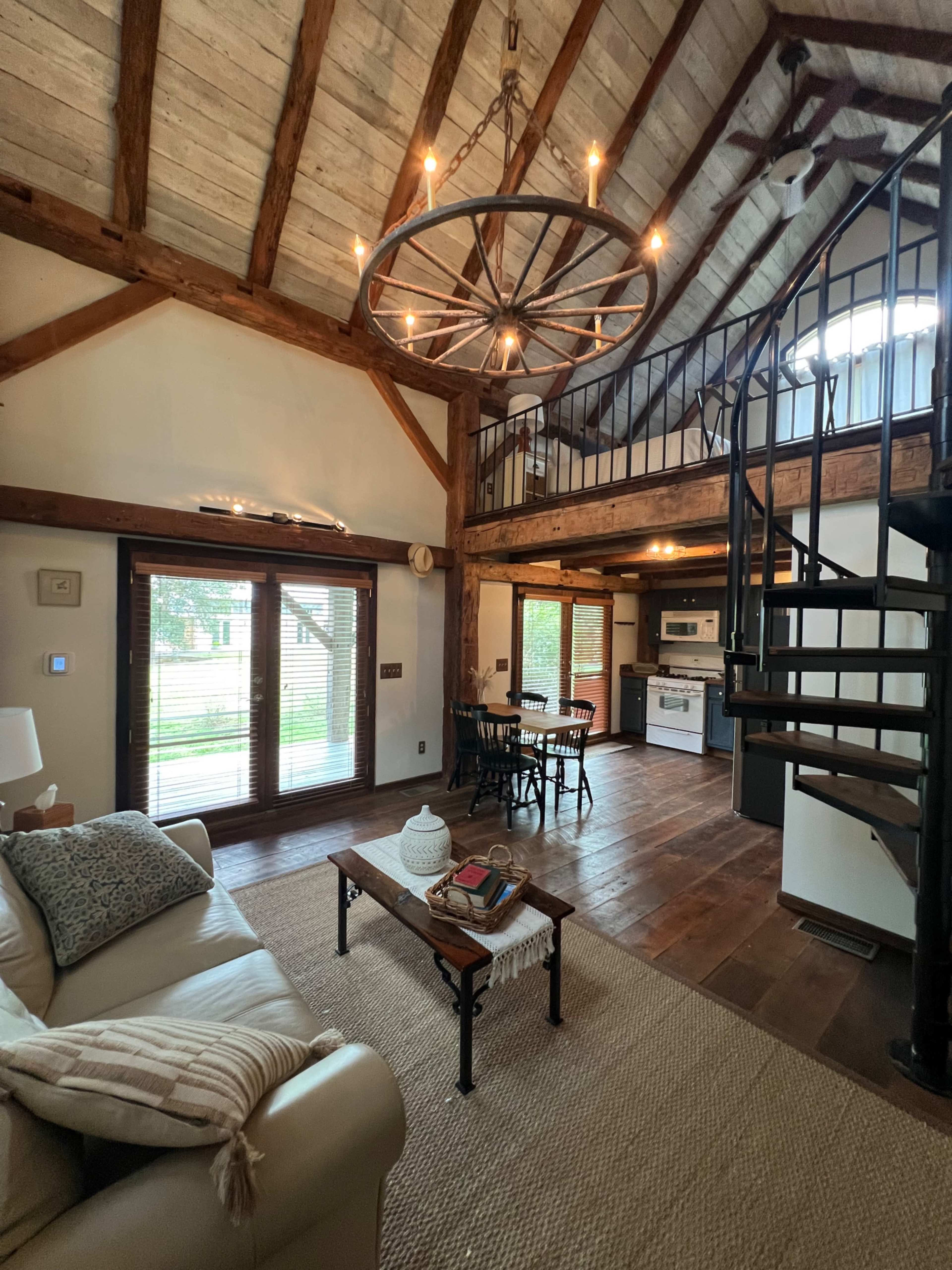 Iconic timber frame Loft cottage in Waco Image in , Waco, TX