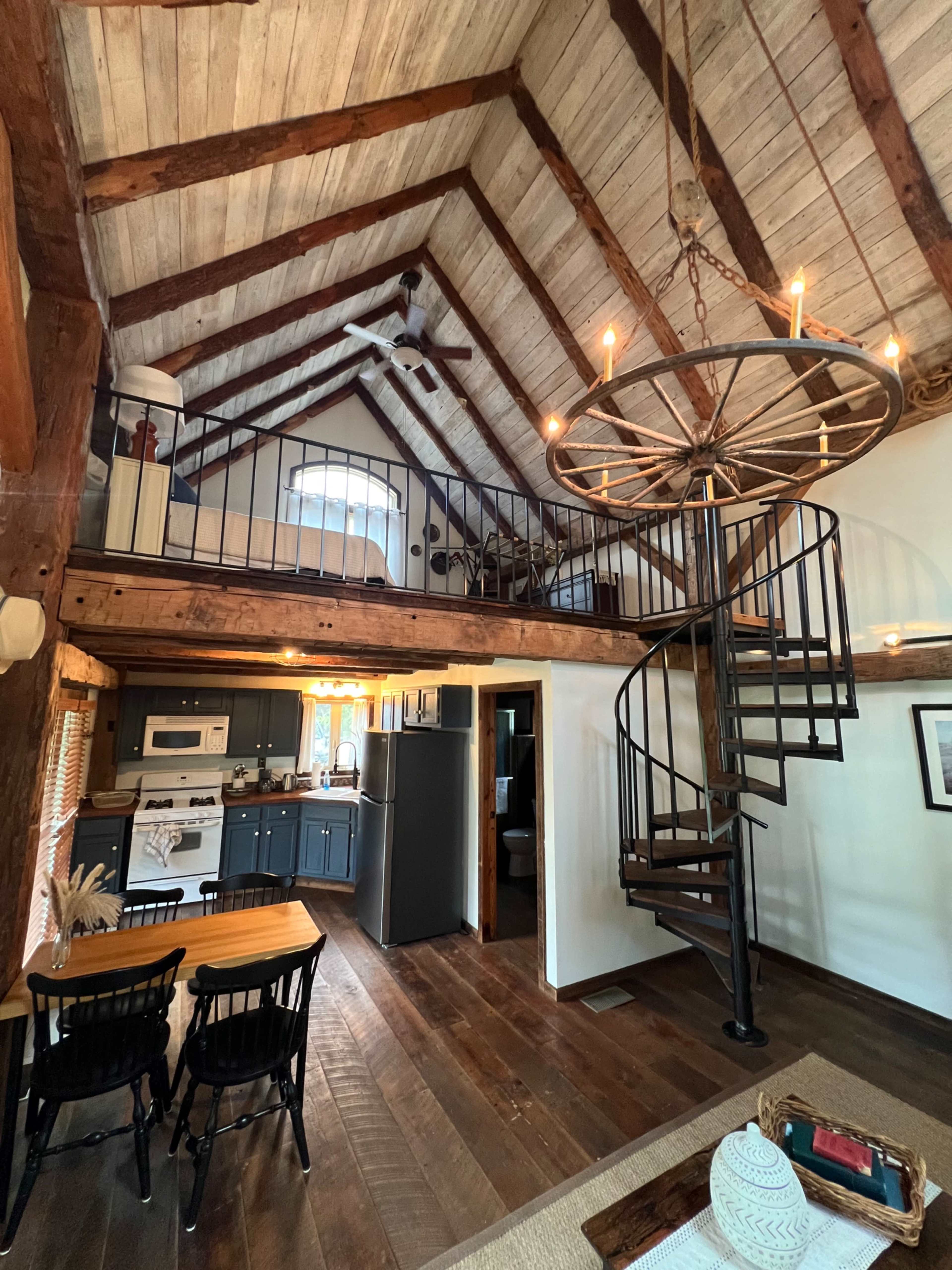 Iconic timber frame Loft cottage in Waco Image in , Waco, TX