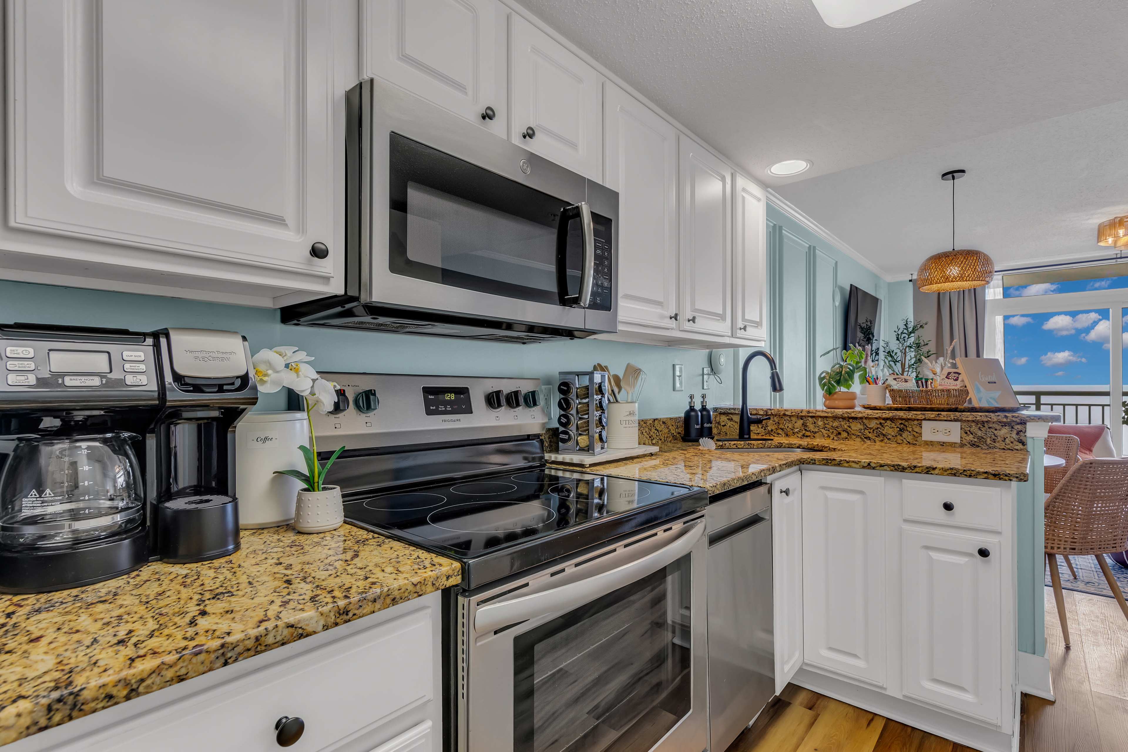 Beachfront Boho Glam Condo with Direct Ocean View Image in Myrtle Beach, Myrtle Beach, SC