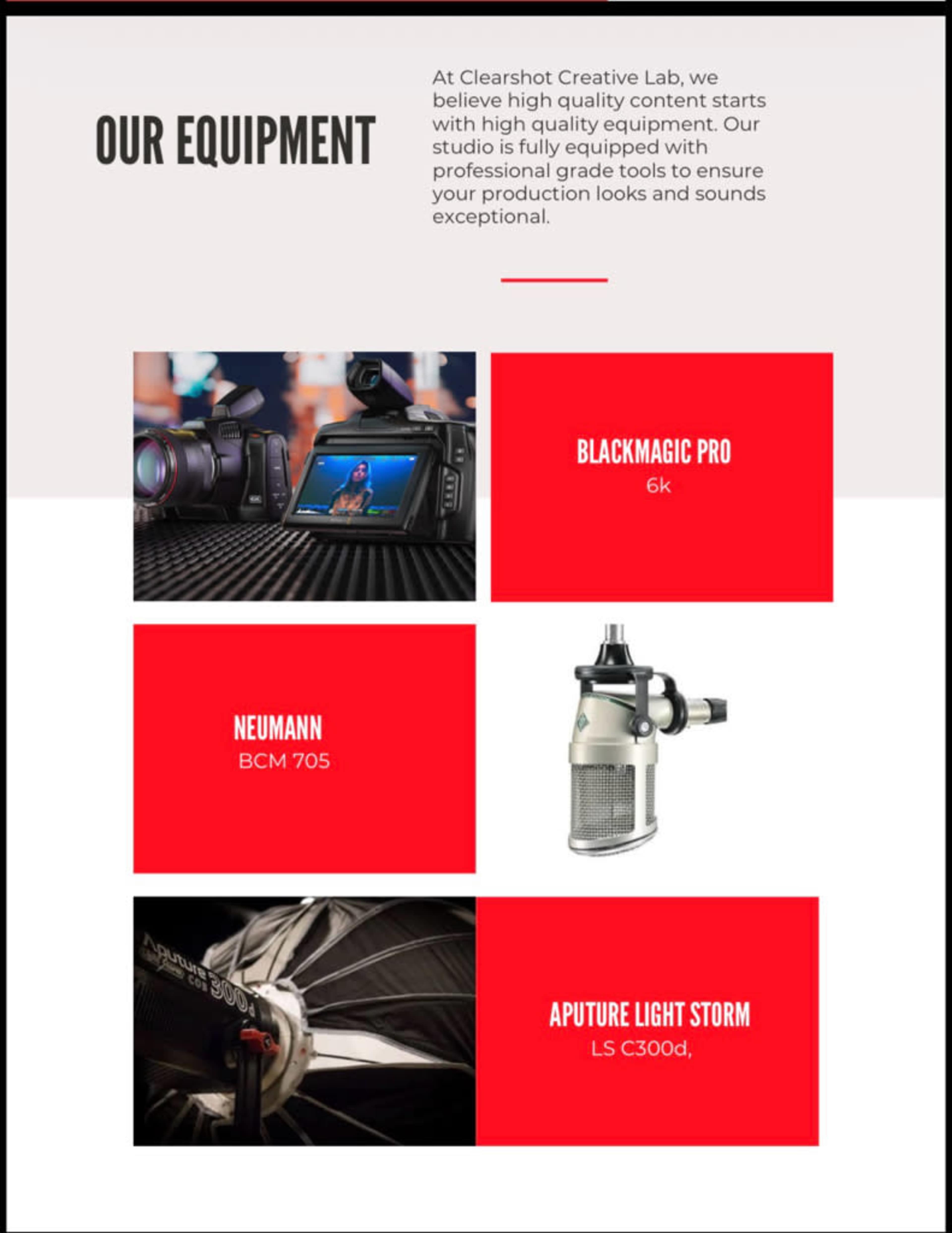 Full production package 