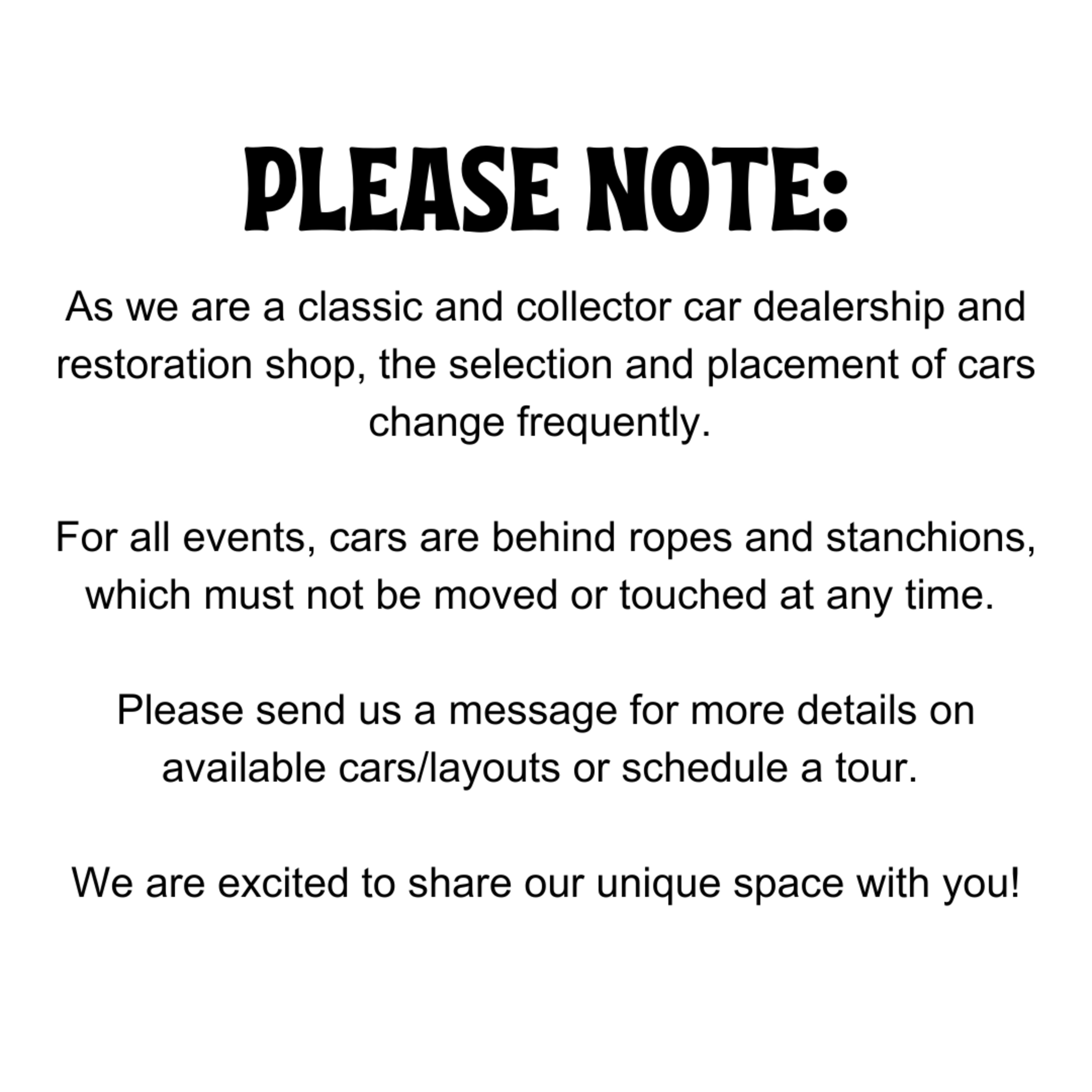 Classic Car Showroom with Lofted Bar Image in Greenway / Upper Kirby Area, Houston, TX