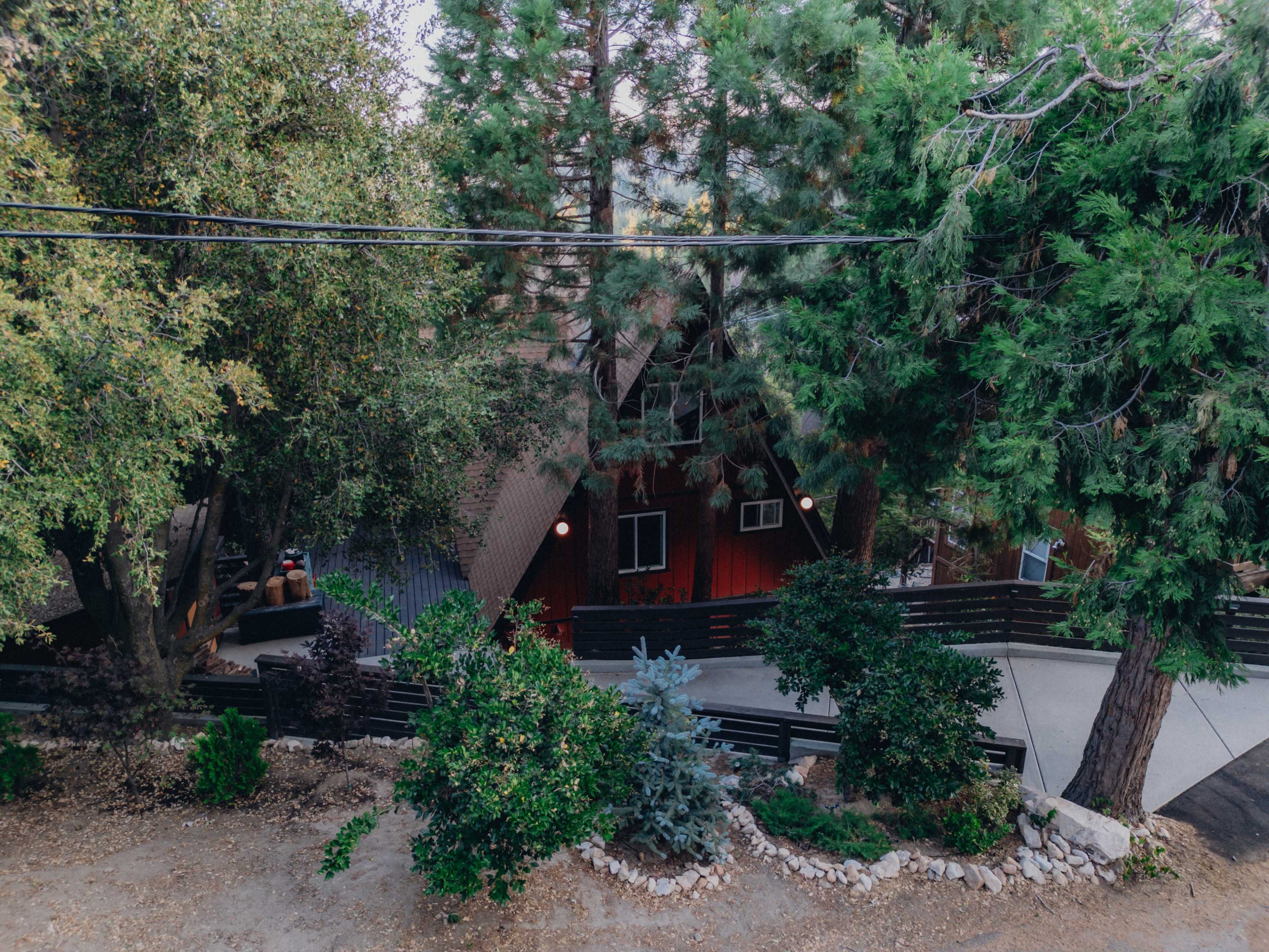 Mid-Century Mountain A-Frame with Valley View Image in Lake Arrowhead, Lake Arrowhead, CA