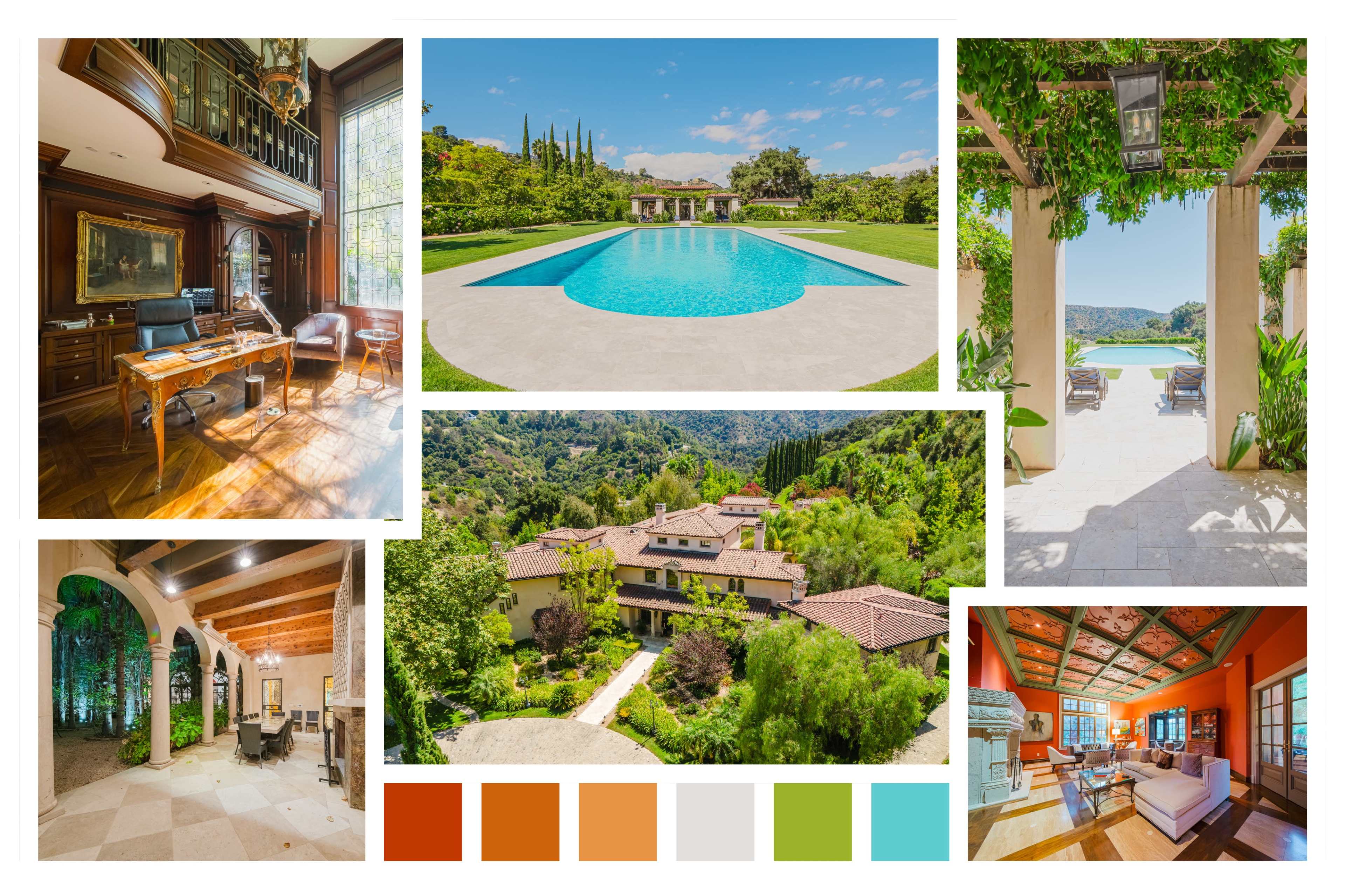 MEDITERRANEAN ESCAPE WITH ICONIC CANYON VIEWS Image in Beverly Crest, Beverly Hills, CA