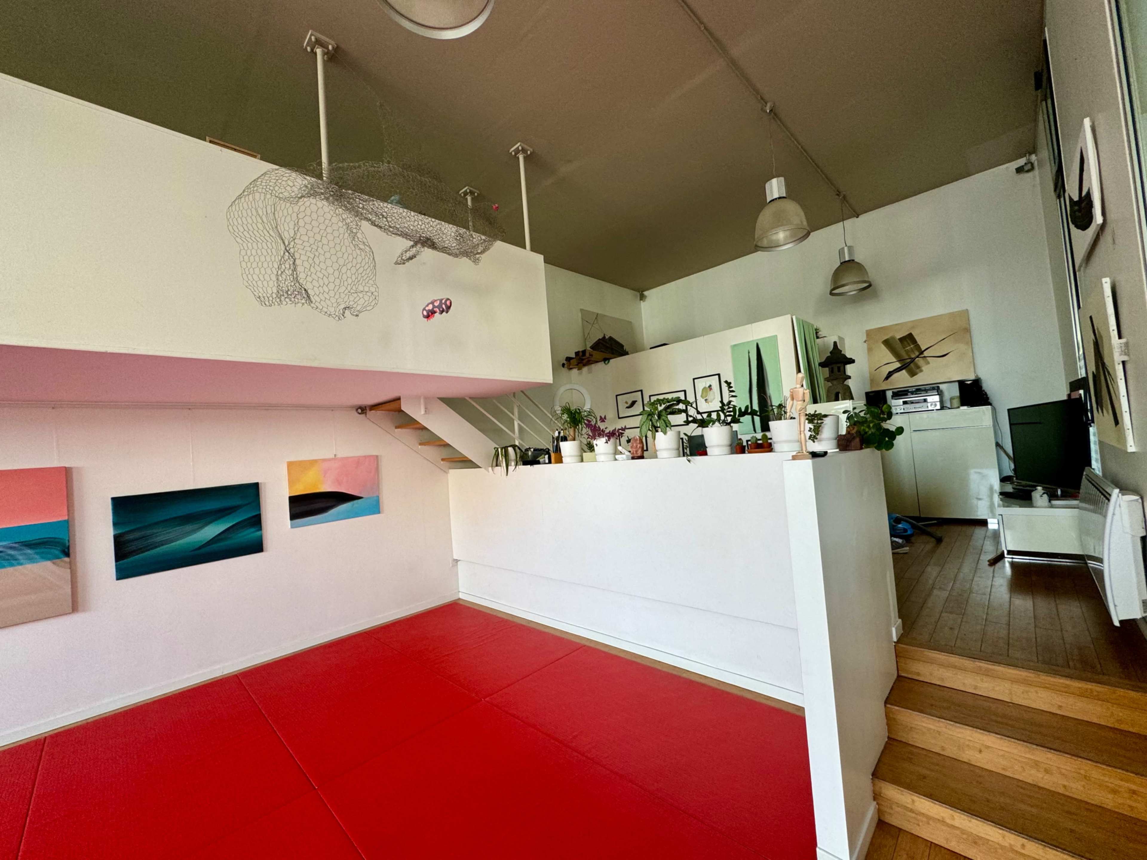 Loft design (tatamis) Prise vue en lumière naturelle, fonds disponibles en supplement Image dans , MONTREUIL, 