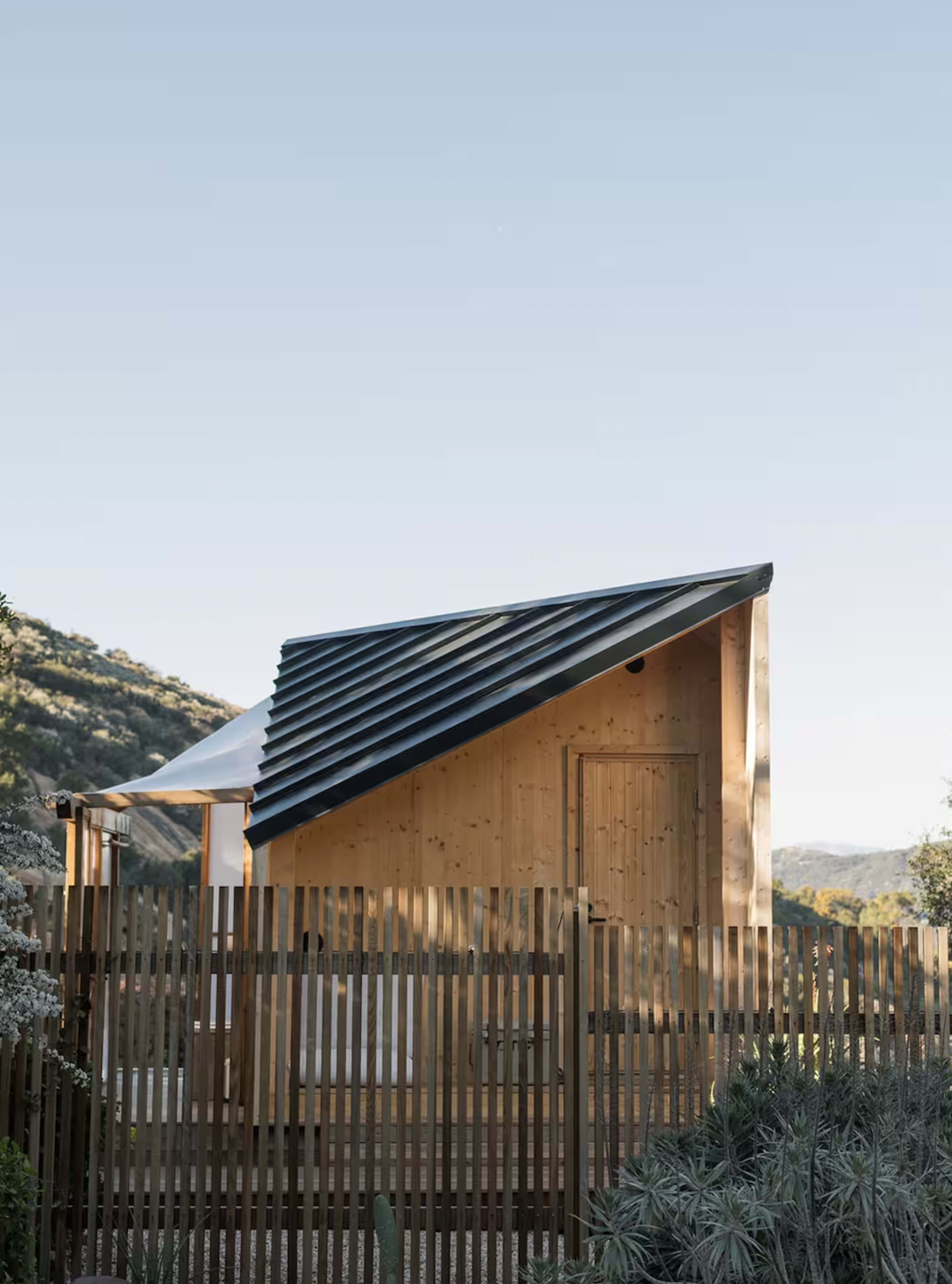 Modern cabin with canyon views Image in Fernwood, Topanga, CA