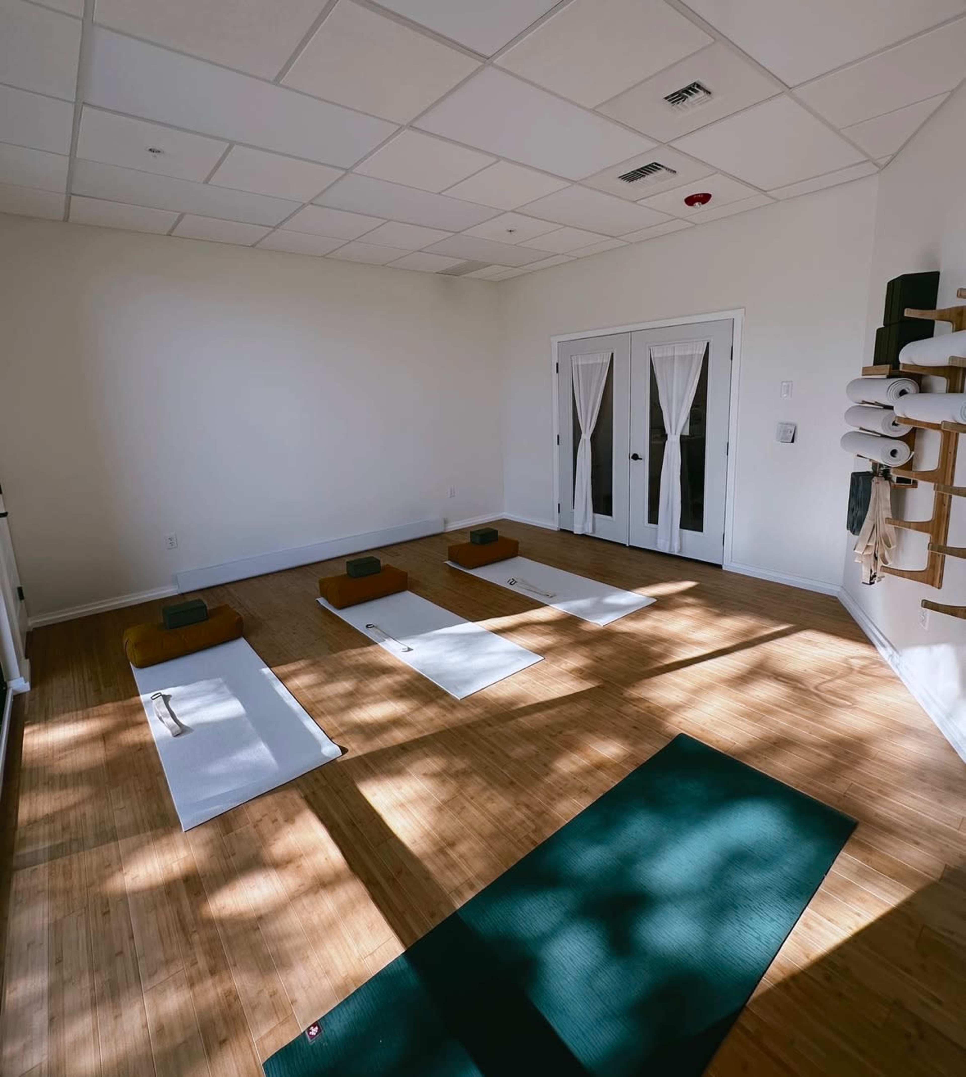 Midtown fitness studio with natural lighting + draping curtains Image in Coeur d'Alene, Coeur D Alene, ID