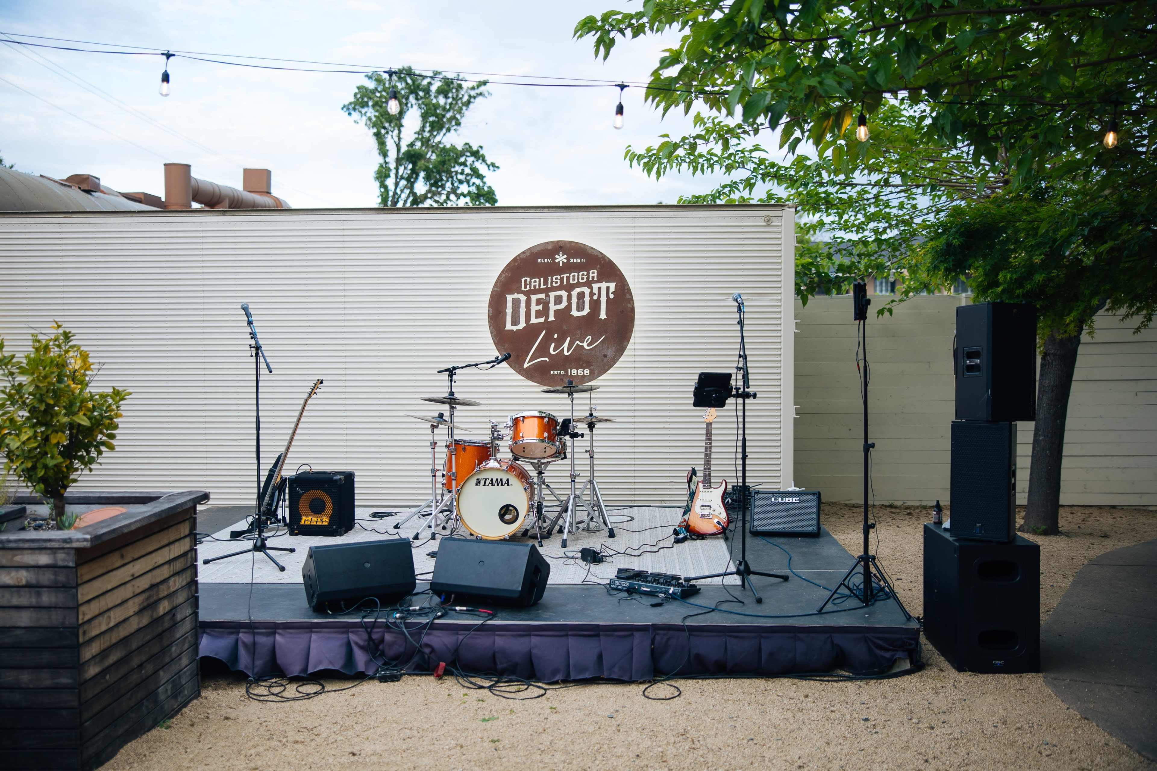 The Depot Backyard Image in Calistoga, Calistoga, CA
