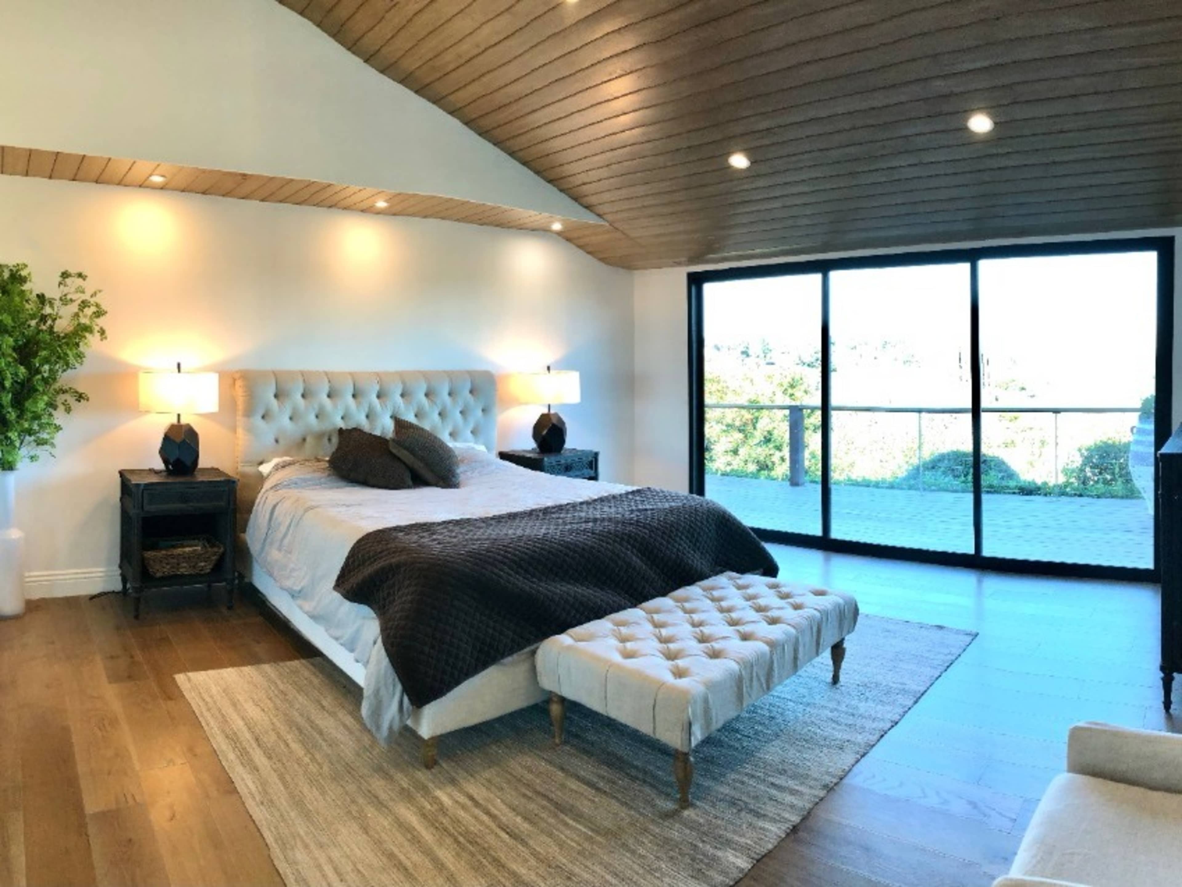 Master bedroom and bath 