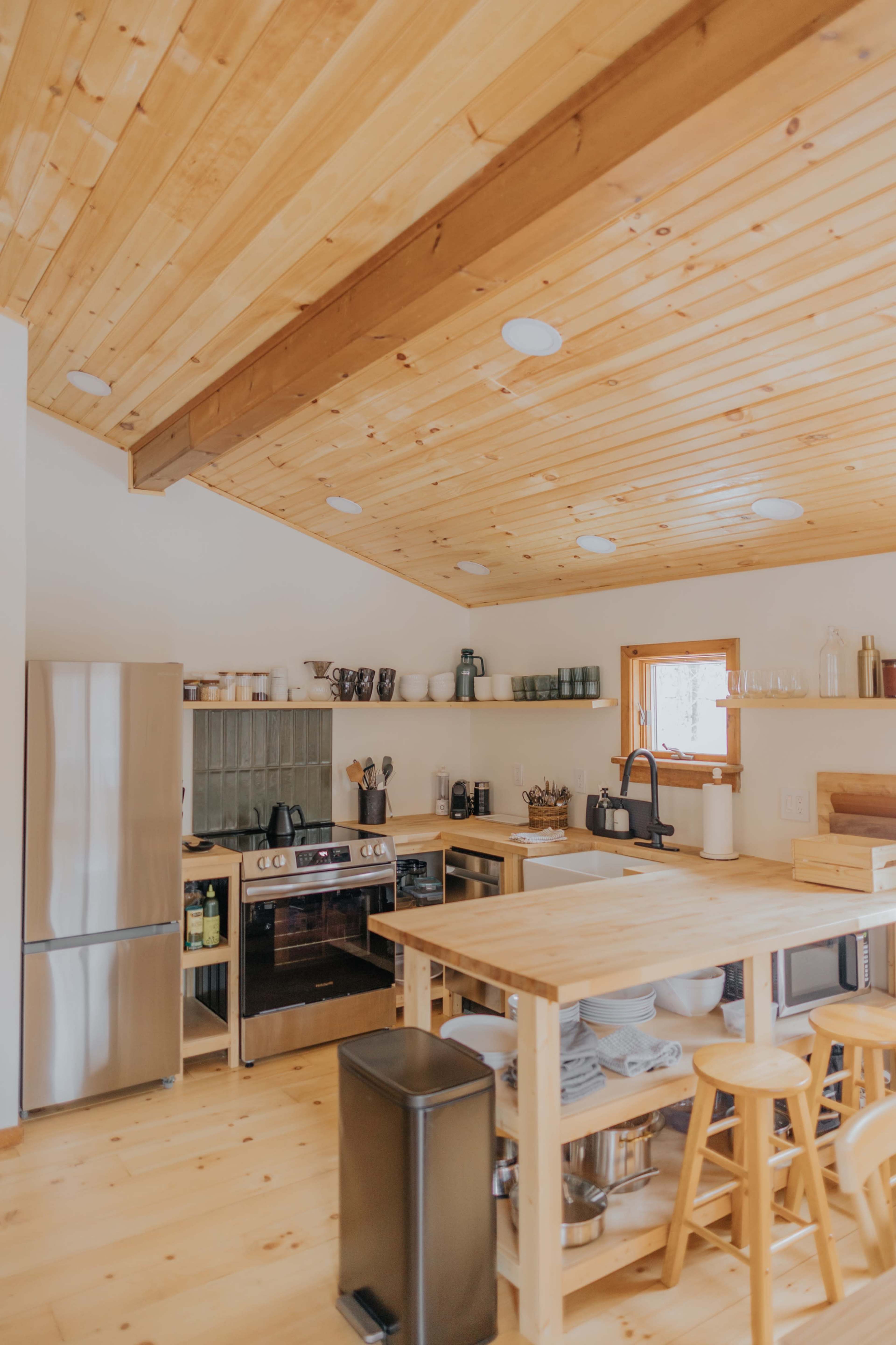 Updated Catskills Cabin with Seasonal Mountain View, Large Deck, Fire Pit, and Wood-Fired Hot Tub Image in Middletown, Arkville, NY