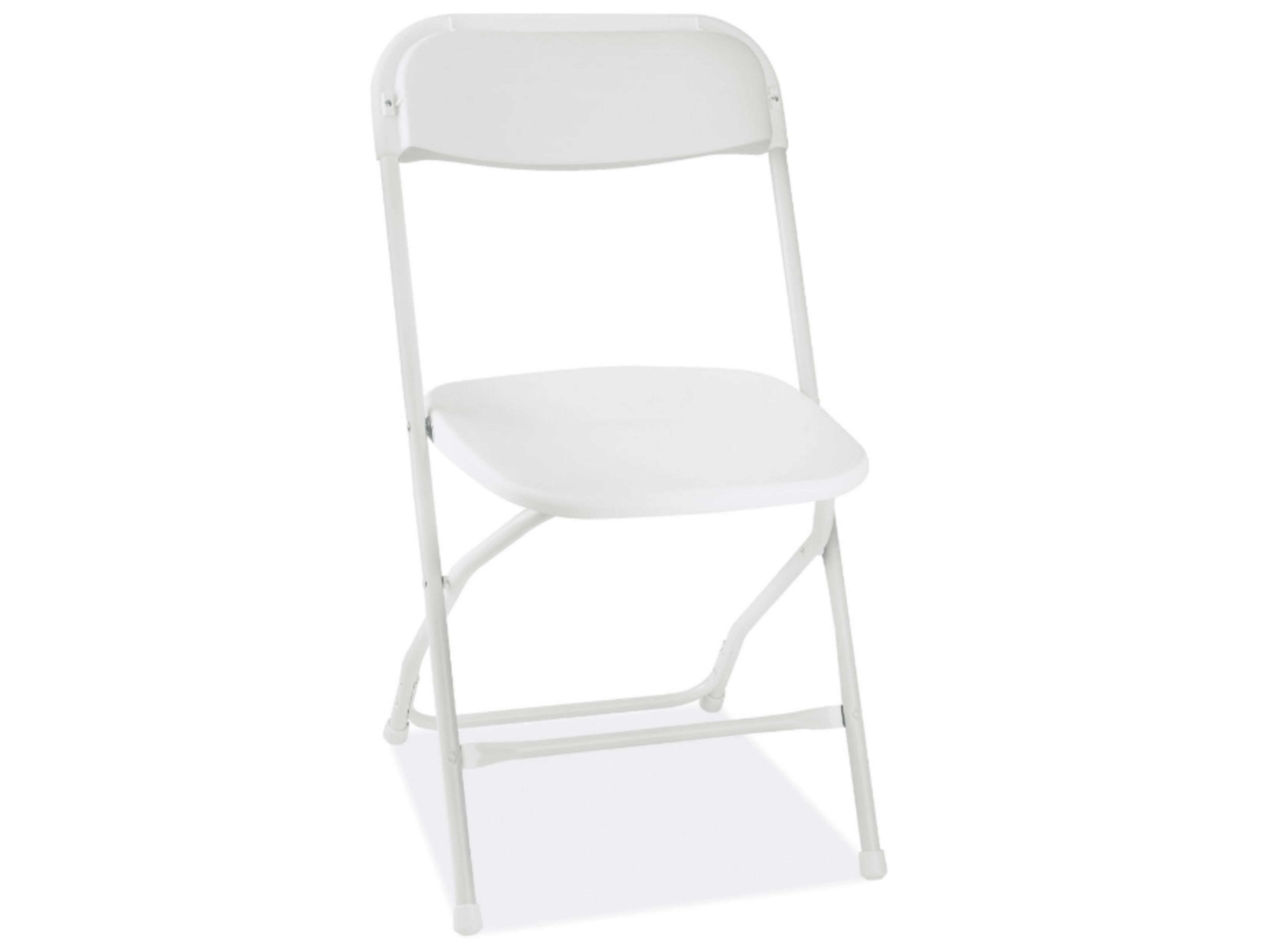White Plastic Folding Chair 