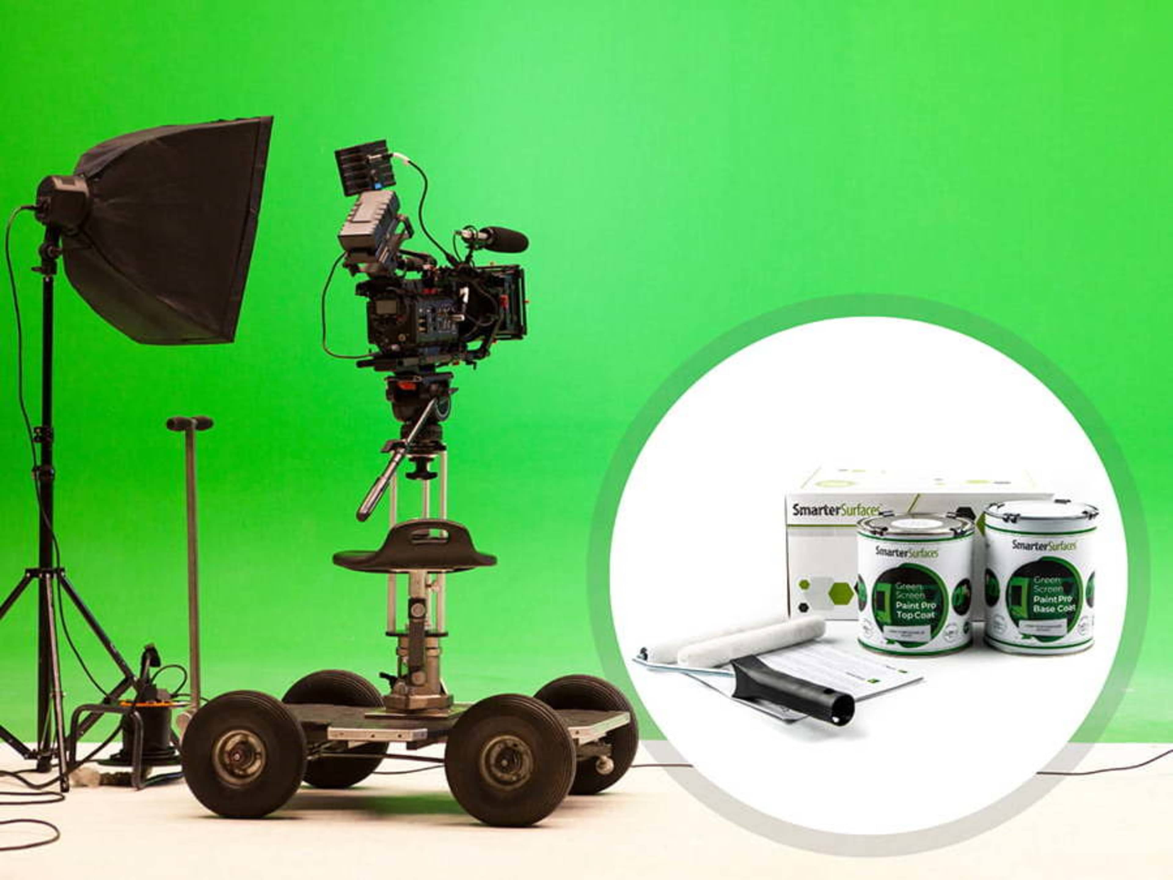 Fresh Paint on Green Cyc Wall