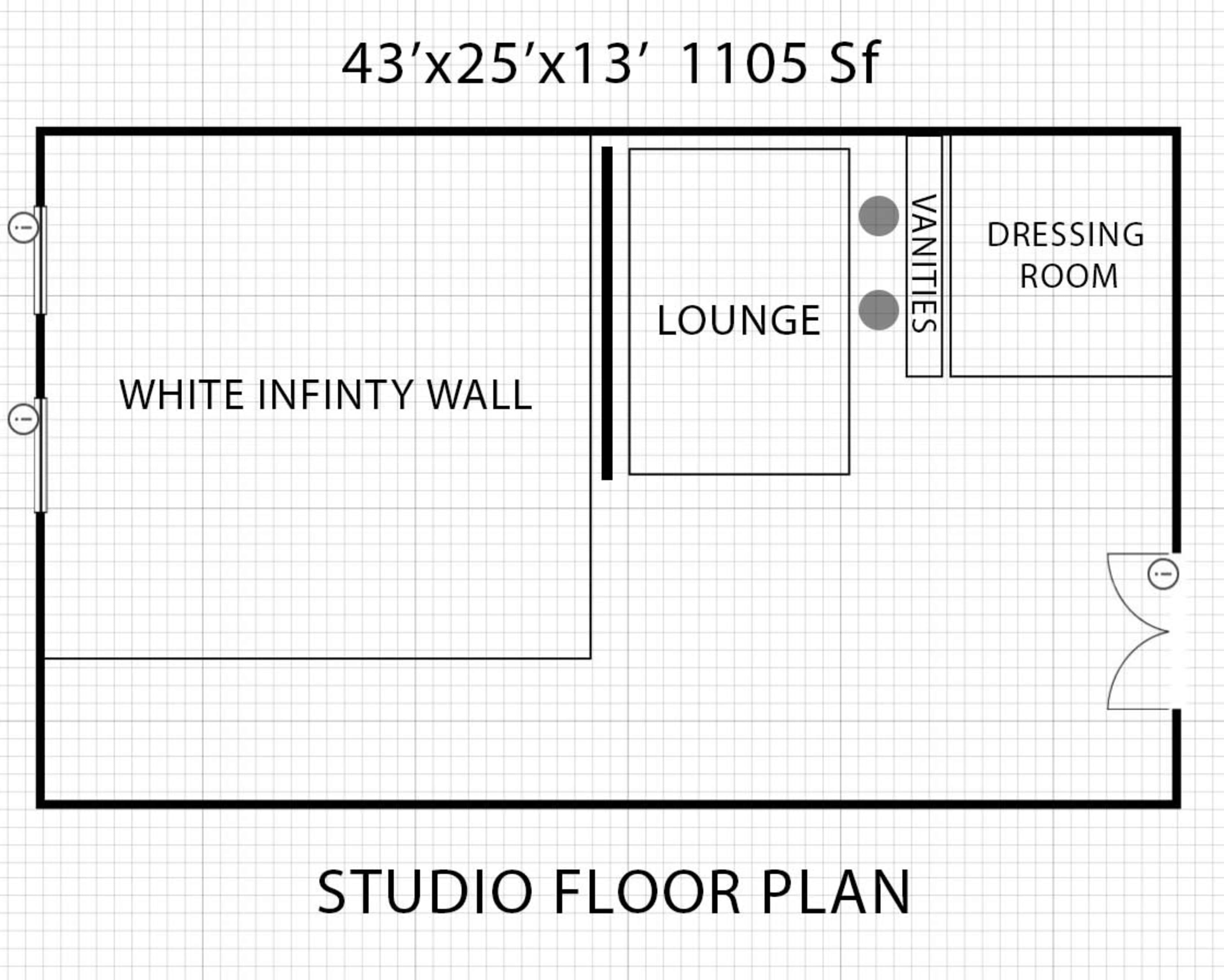 Production Studio White Infinity Wall Natural Light Image in Dayton's Bluff, Saint paul, MN