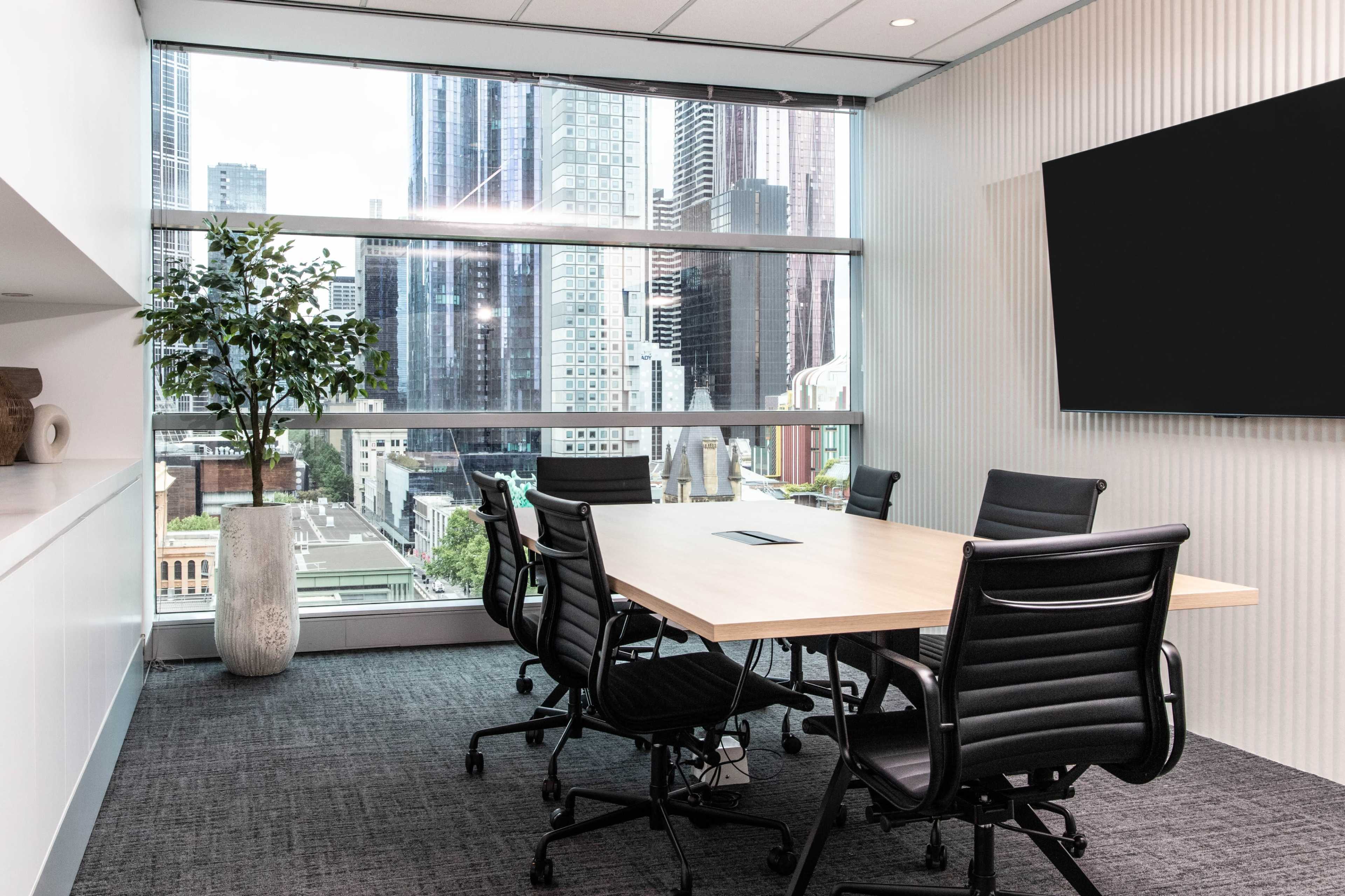 6 Person Boardroom in Melbourne CBD Image in Melbourne CBD, Melbourne, VIC