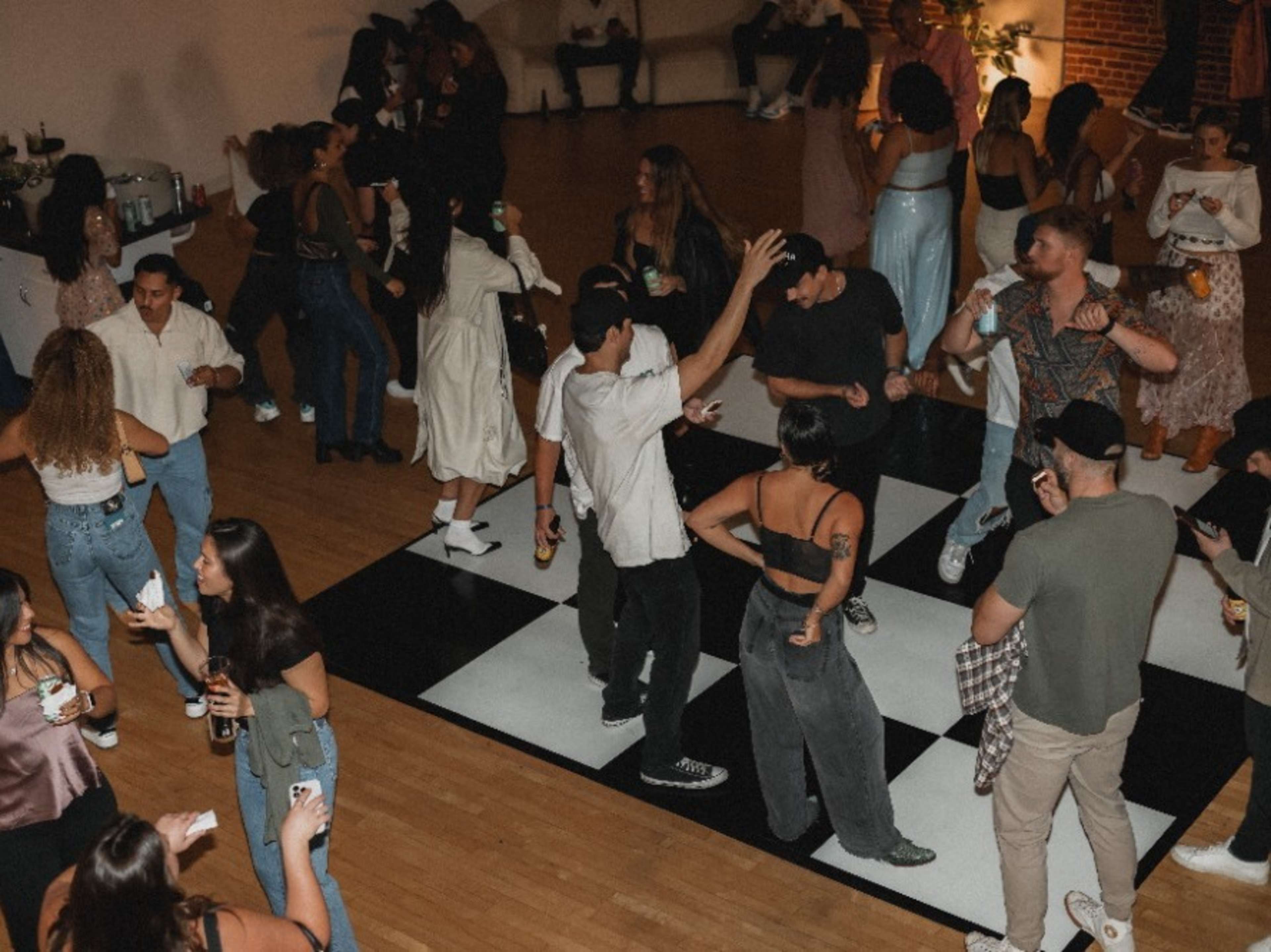Checkerboard Dance Floor
