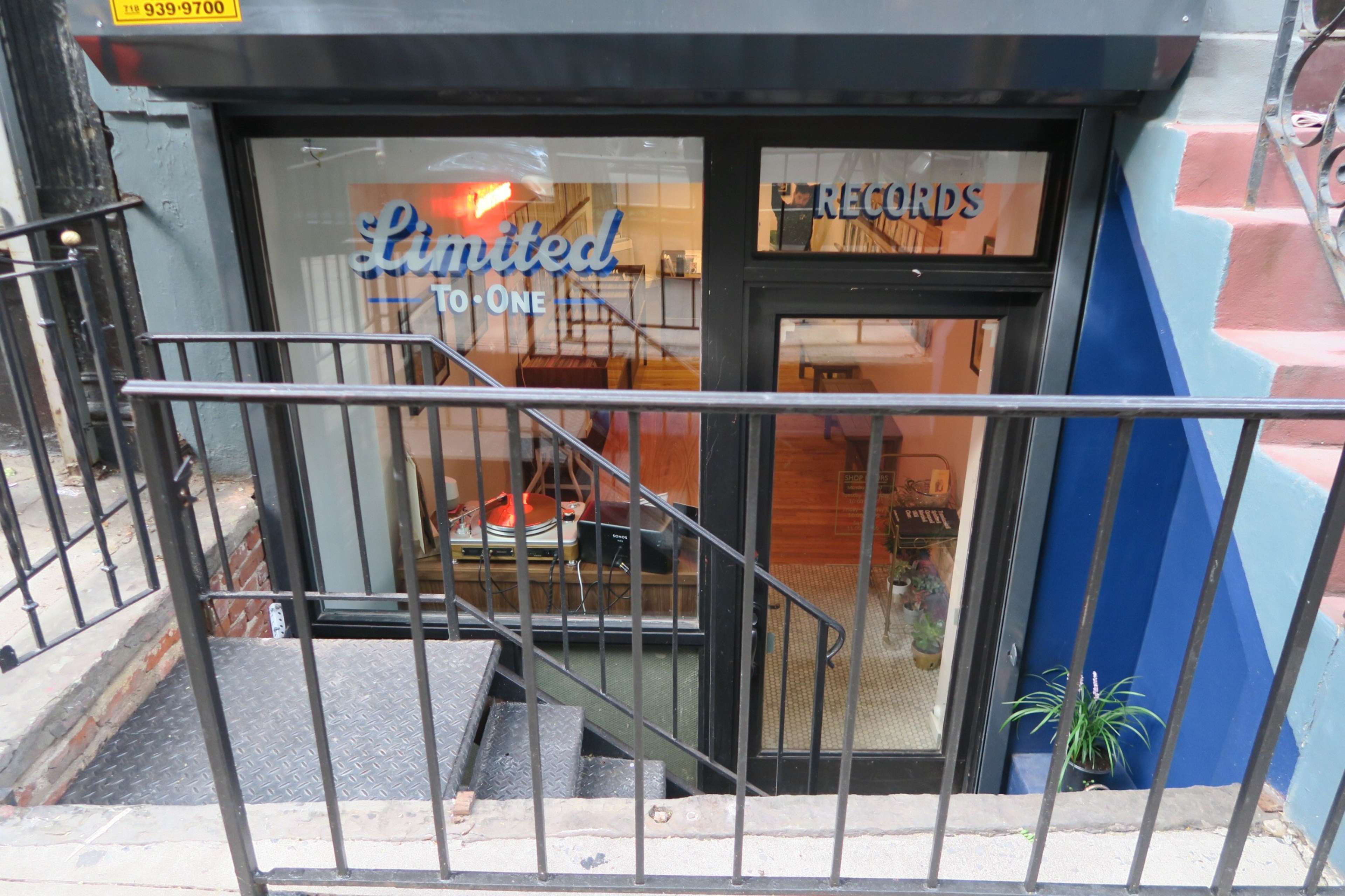 Record Store in East Village Image in Lower Manhattan, New York, NY