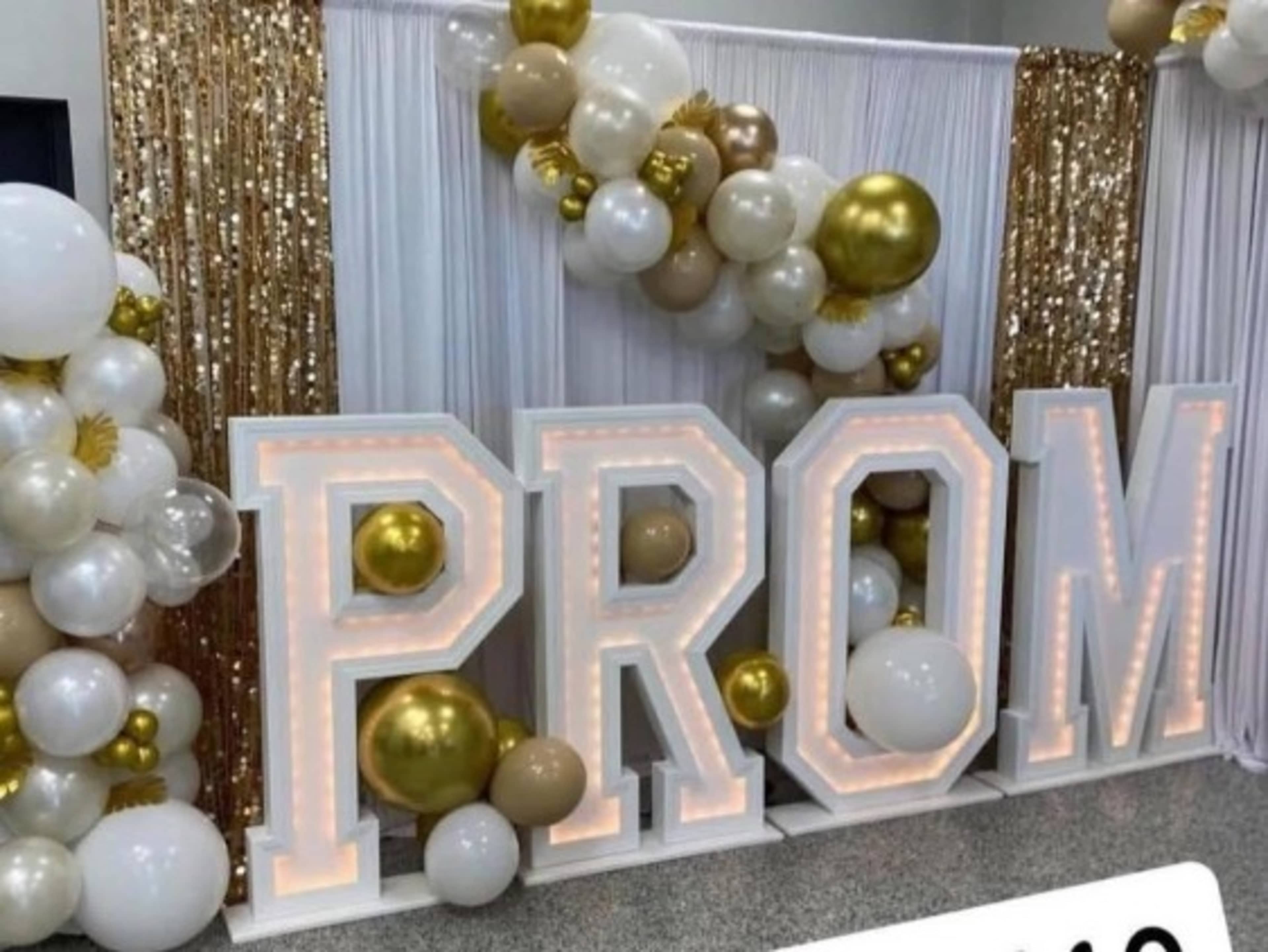 PROM LED letters 
