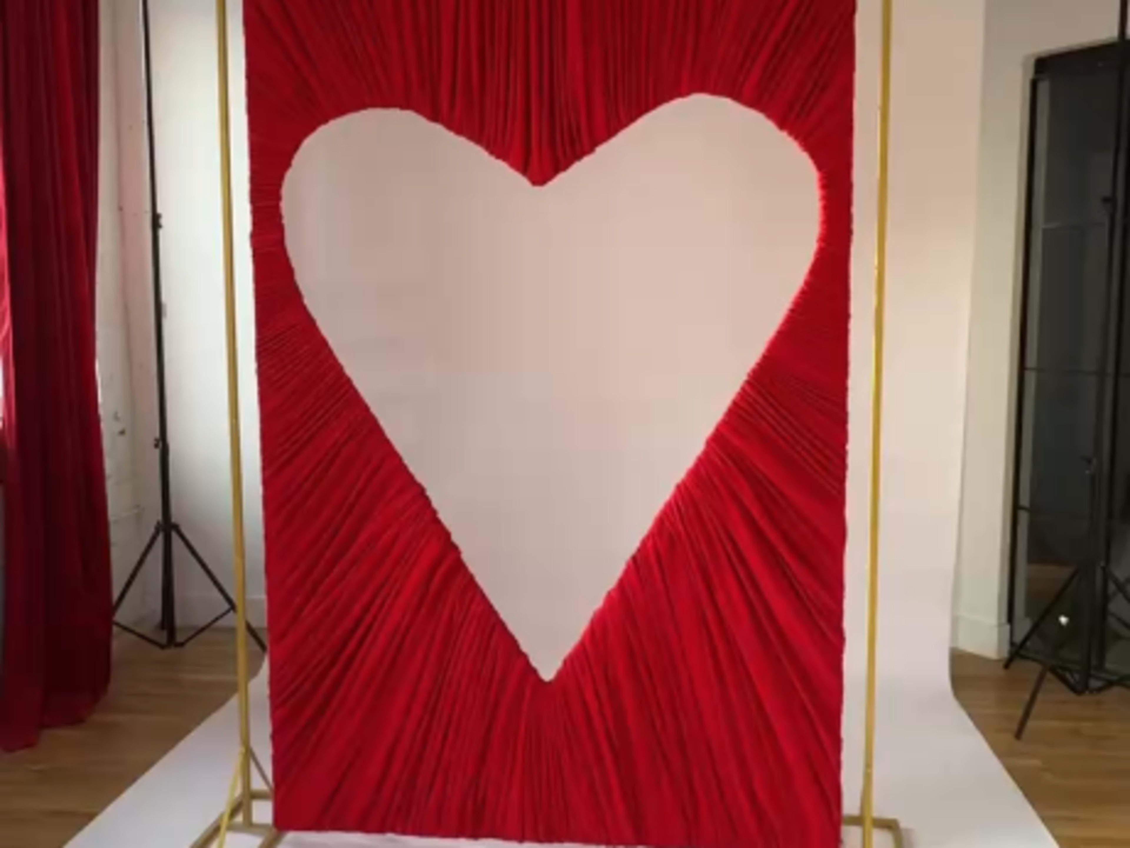Red Cut Out Heart