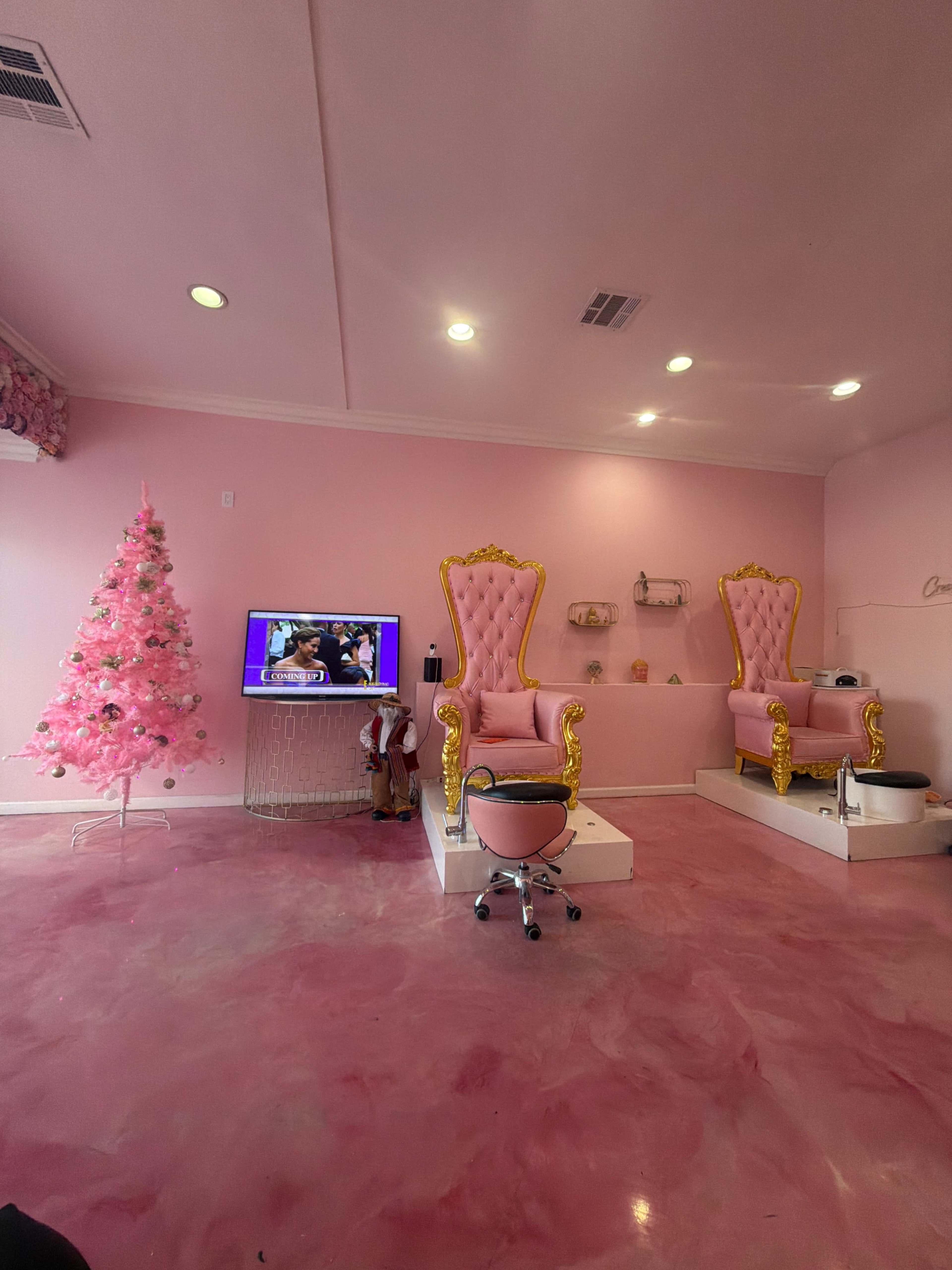 Barbies Dream House Pink salon and suites Image in Woodland Hills, Woodland Hills, CA