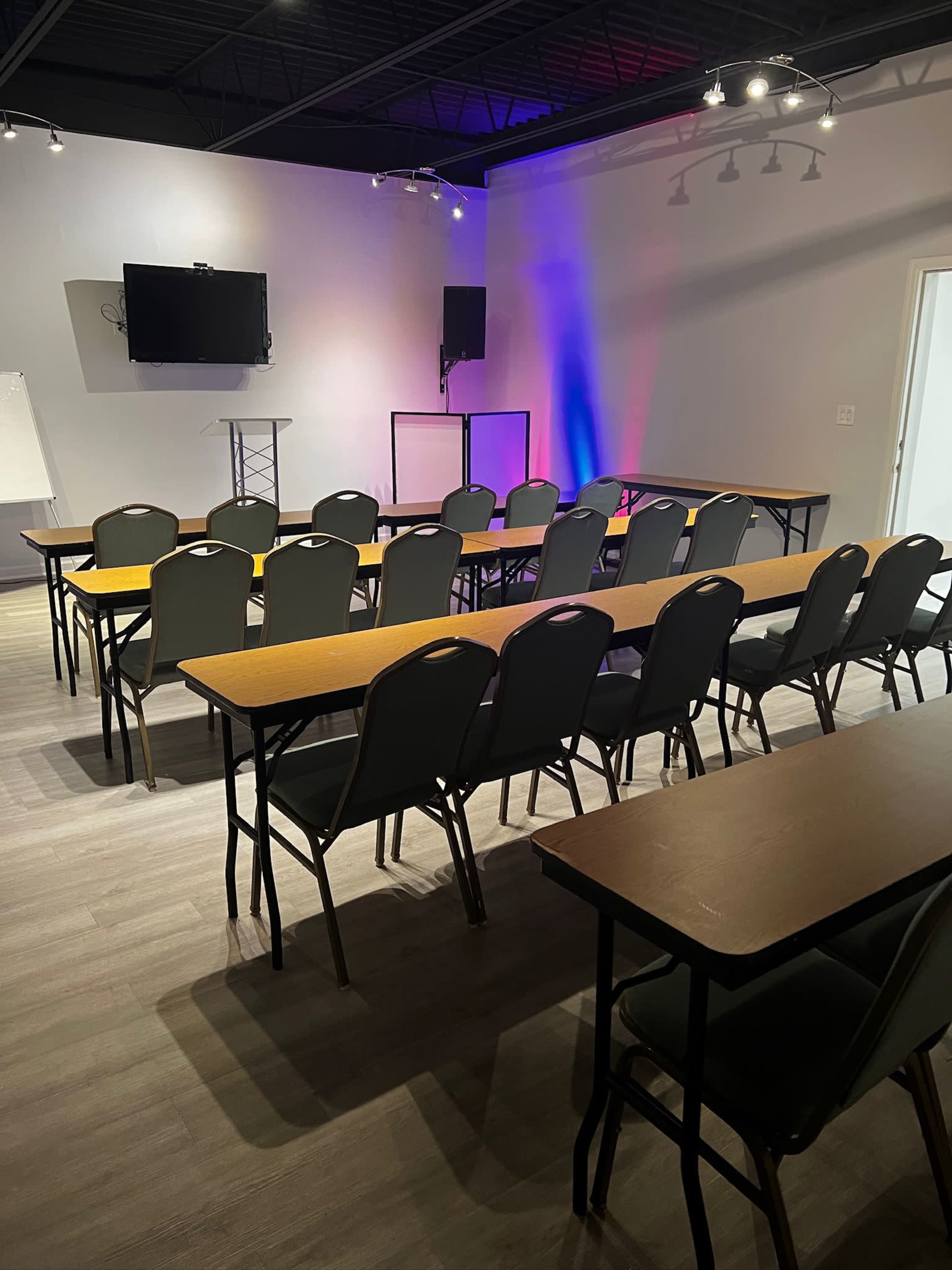 Industrial space perfect for small gatherings (Birthday parties, baby showers, meetings, receptions, etc.) Image in Denbigh, Newport News, VA