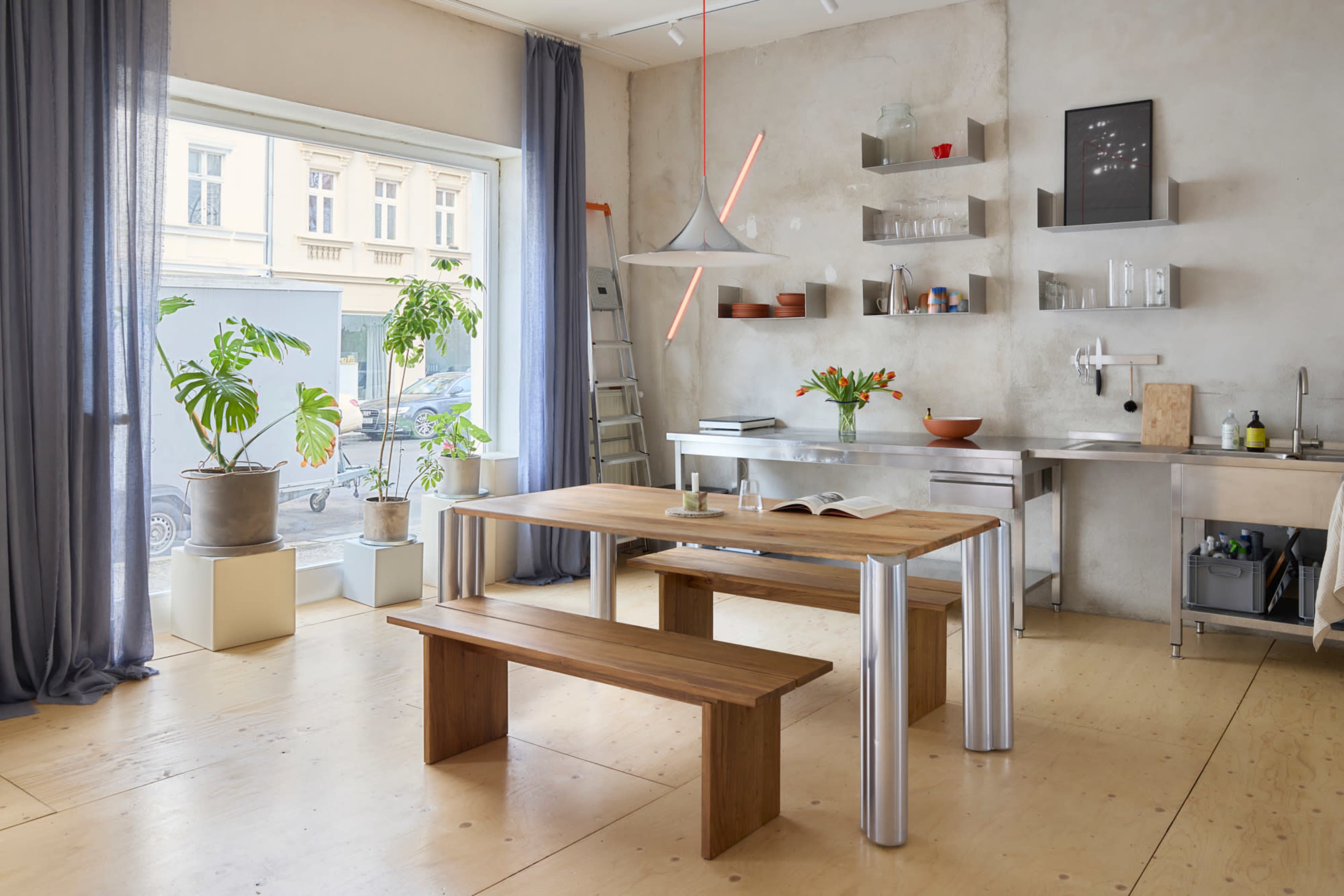 Bright and modern open plan studio in Weißensee Image in Weissensee, Berlin, 