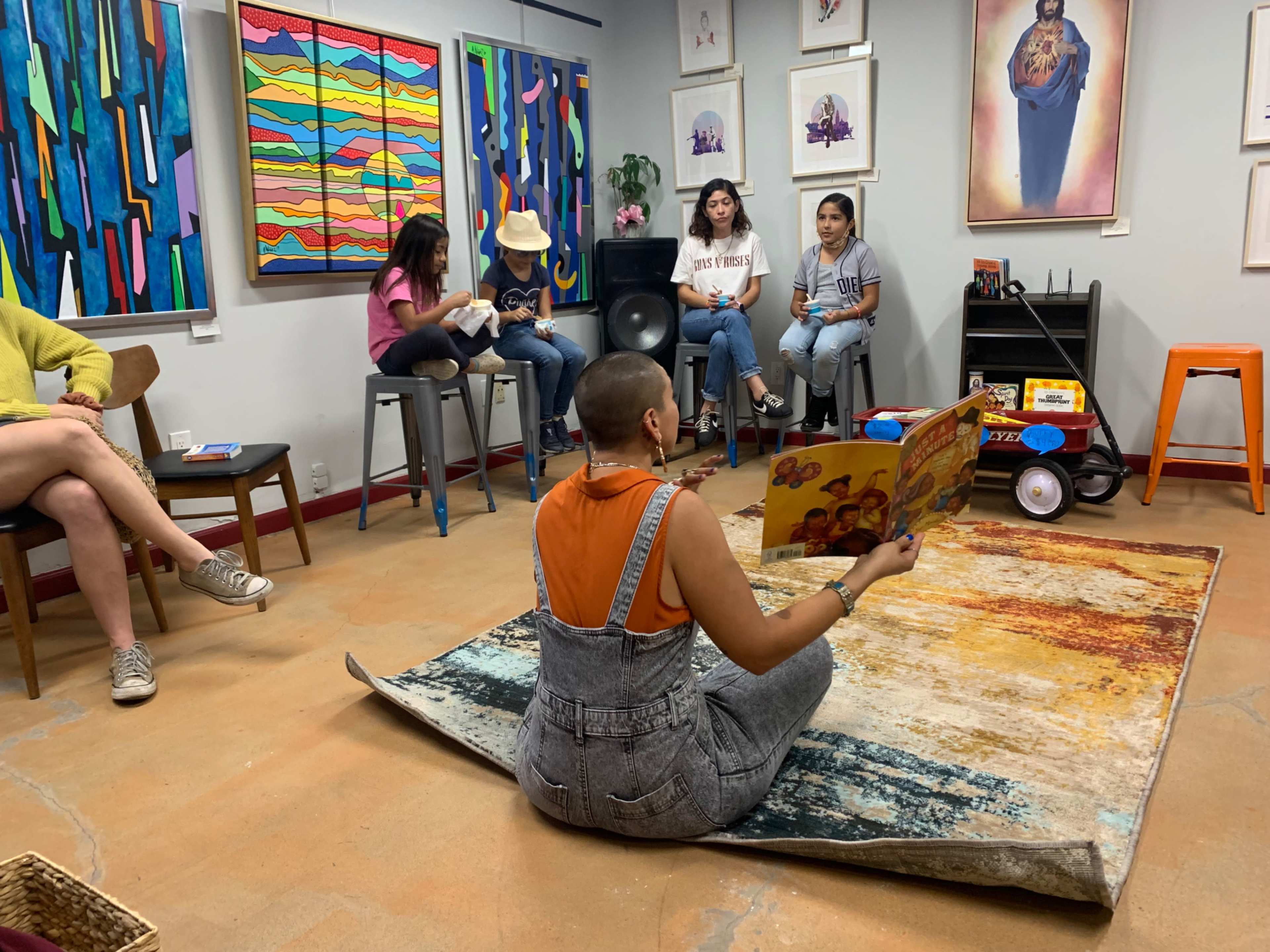 Art gallery / meeting room that accommodates private events. Image in Barrio Logan, San Diego, CA
