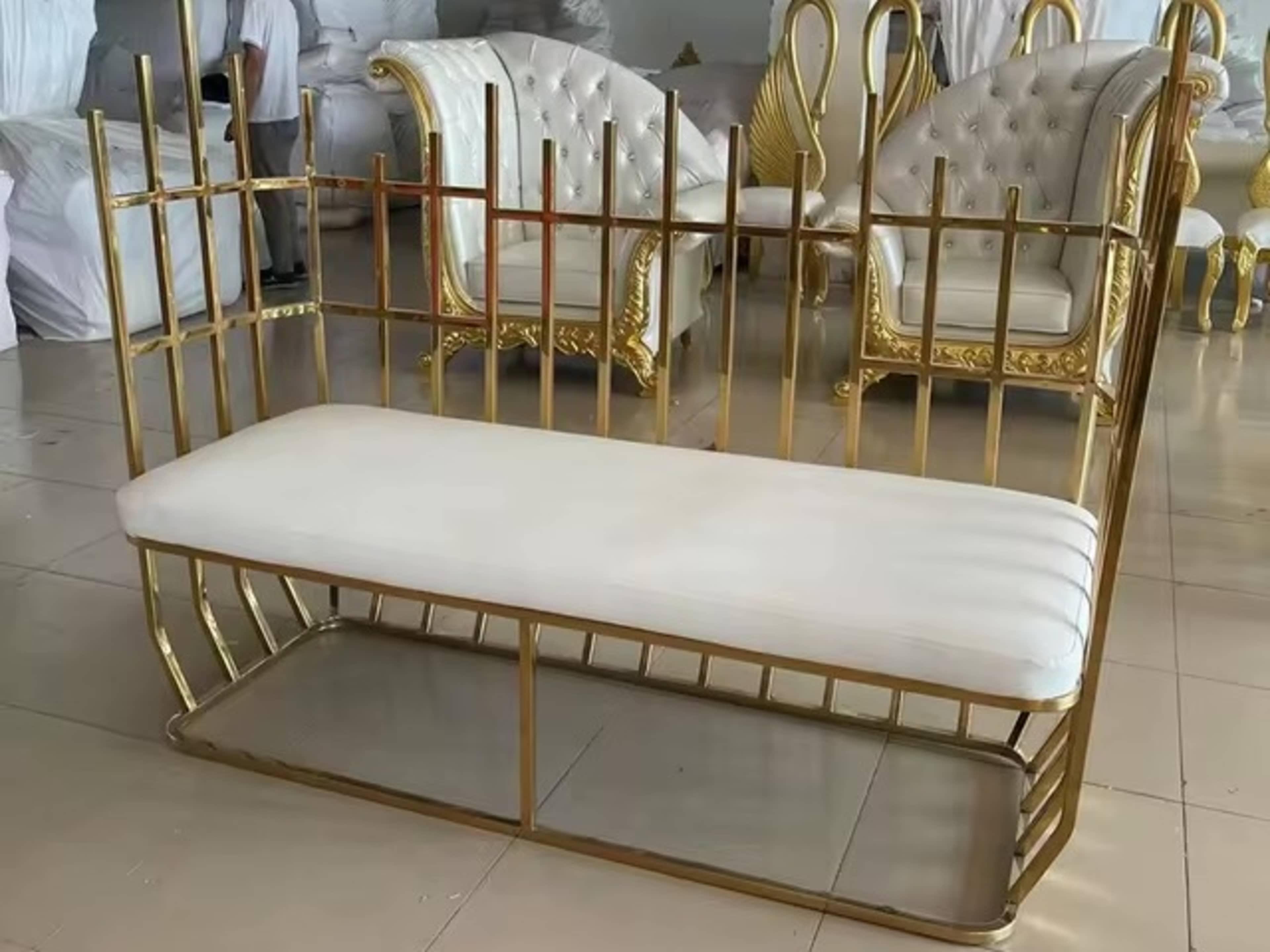 Gold Throne Chair