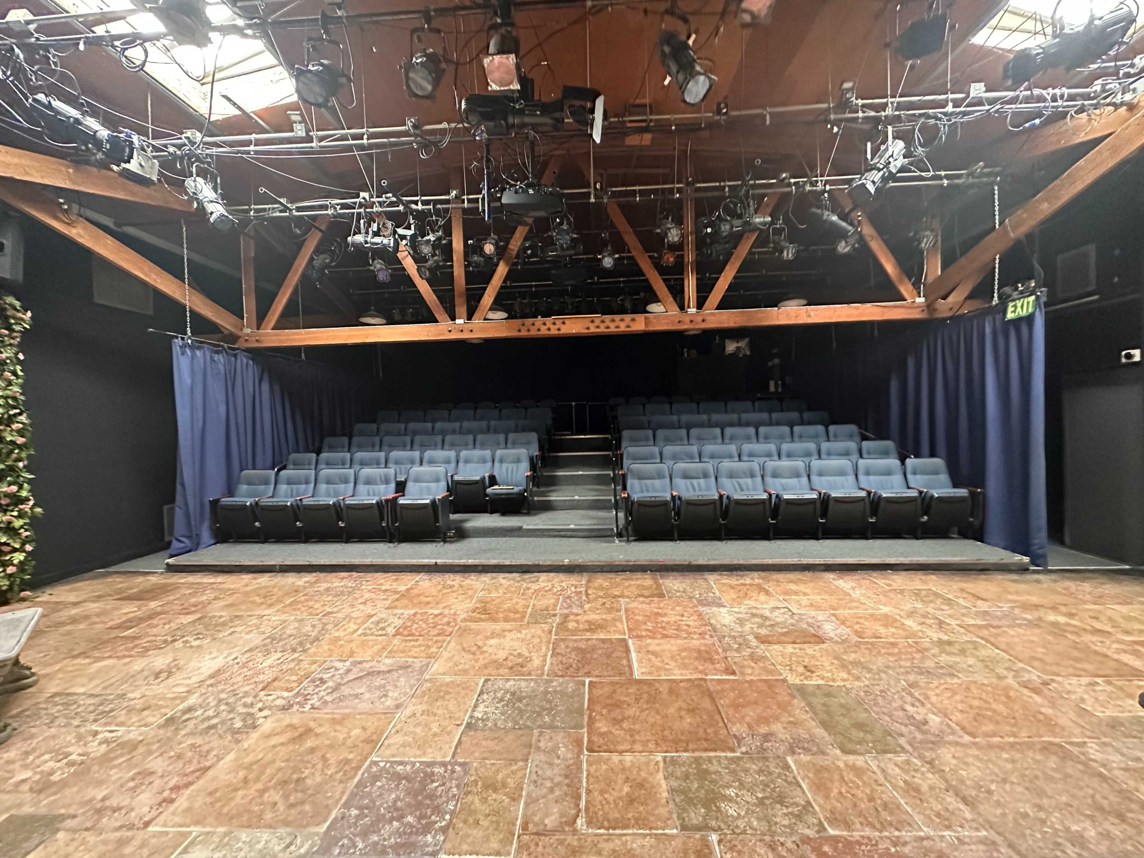Charming East Hollywood Intimate Theater with Bow and Truss Ceiling Image in Los Feliz, Los Angeles, CA
