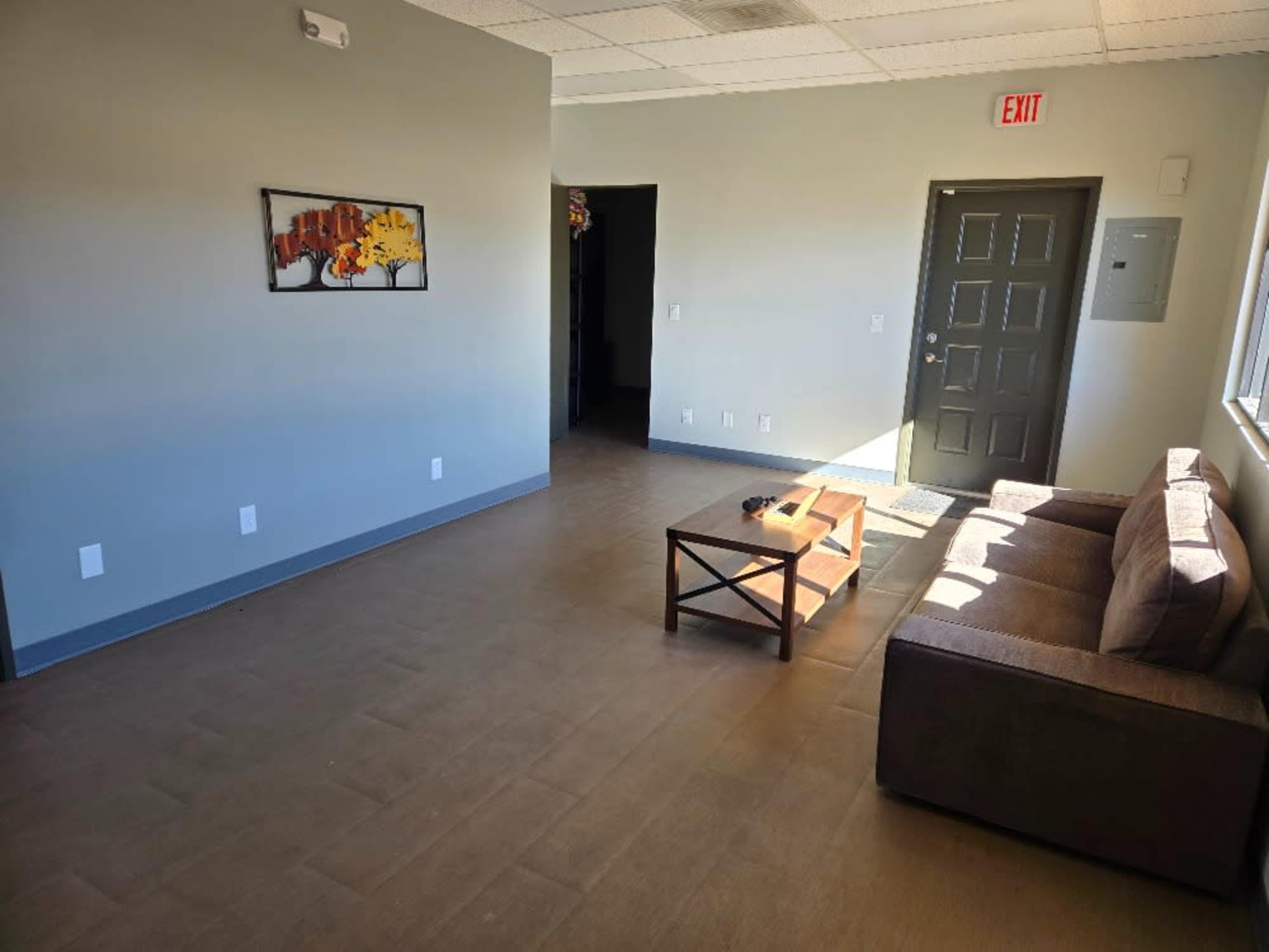 Upstairs private couch/lobby area