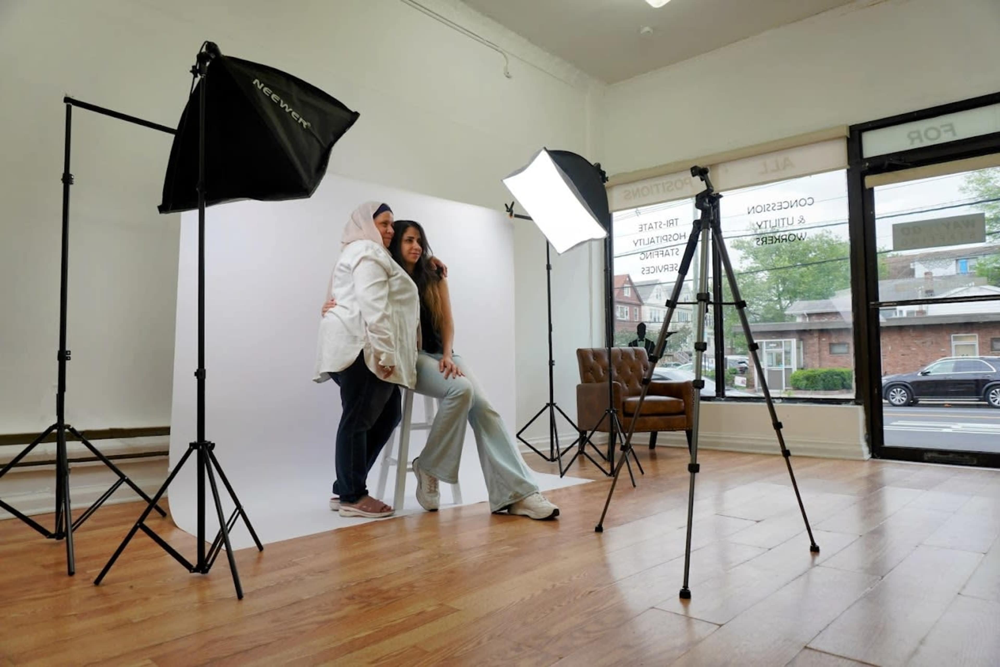 All White Natural Light Studio Image in Bayonne, Bayonne, NJ