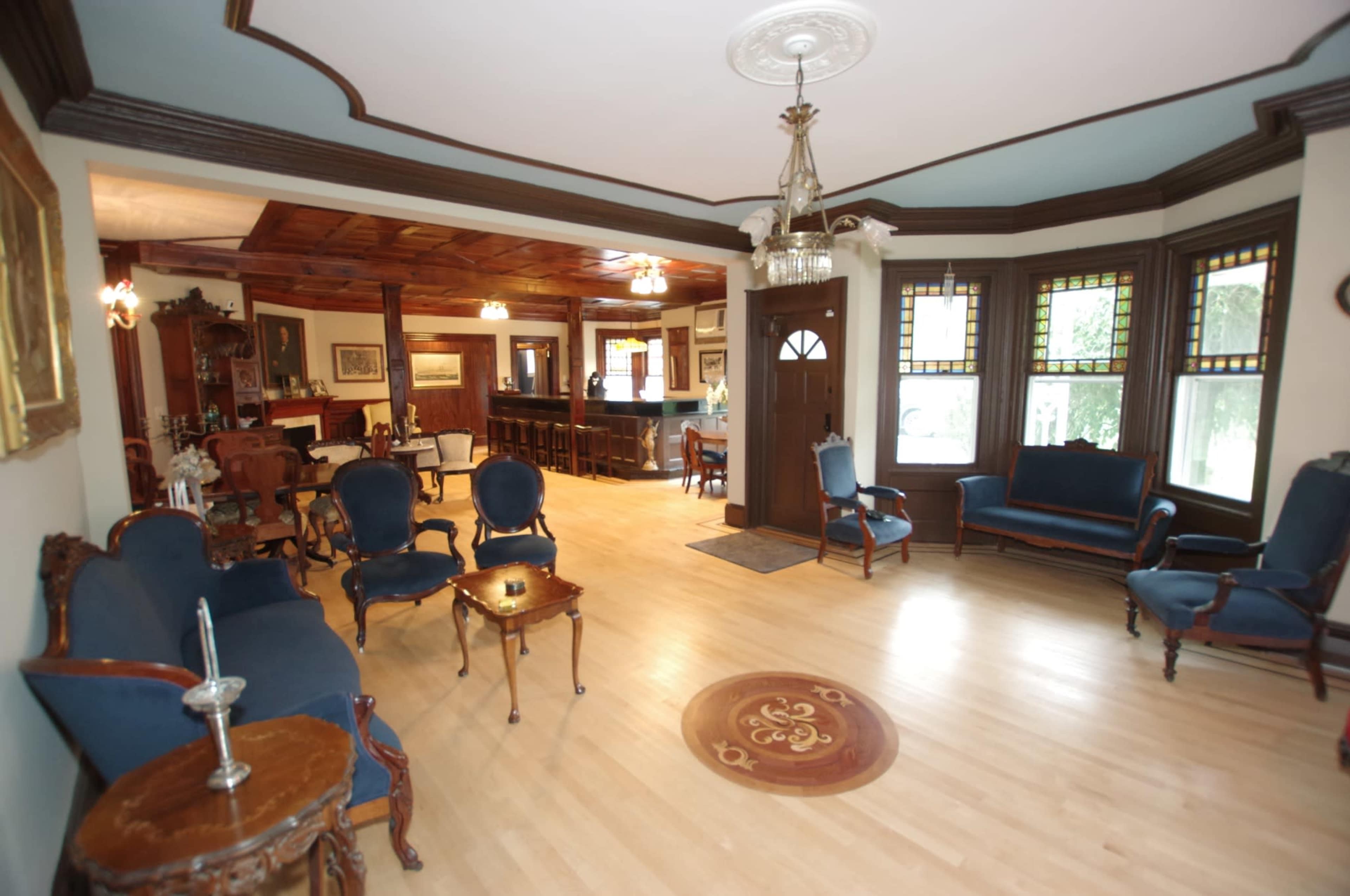 Victorian Parlor and Grand Auditorium with Stage Image in Brookhaven, Port Jefferson, NY
