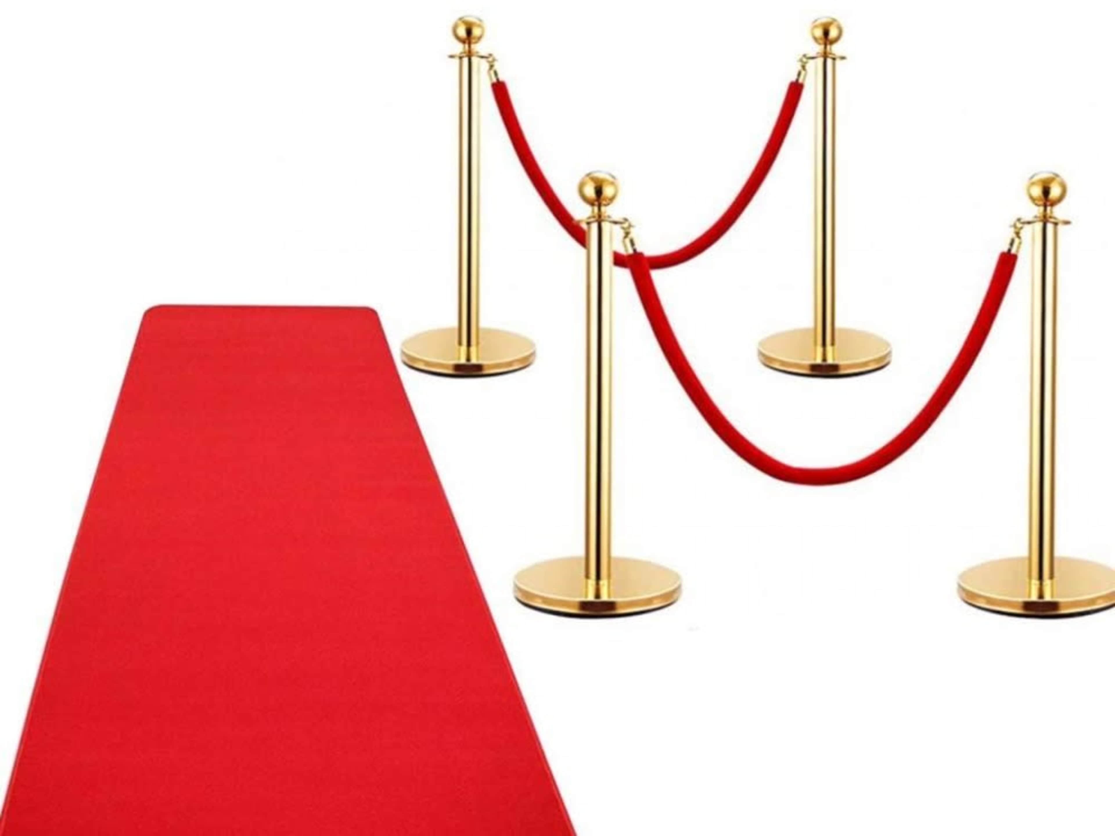 Red Carpet + 2 Stanchions 