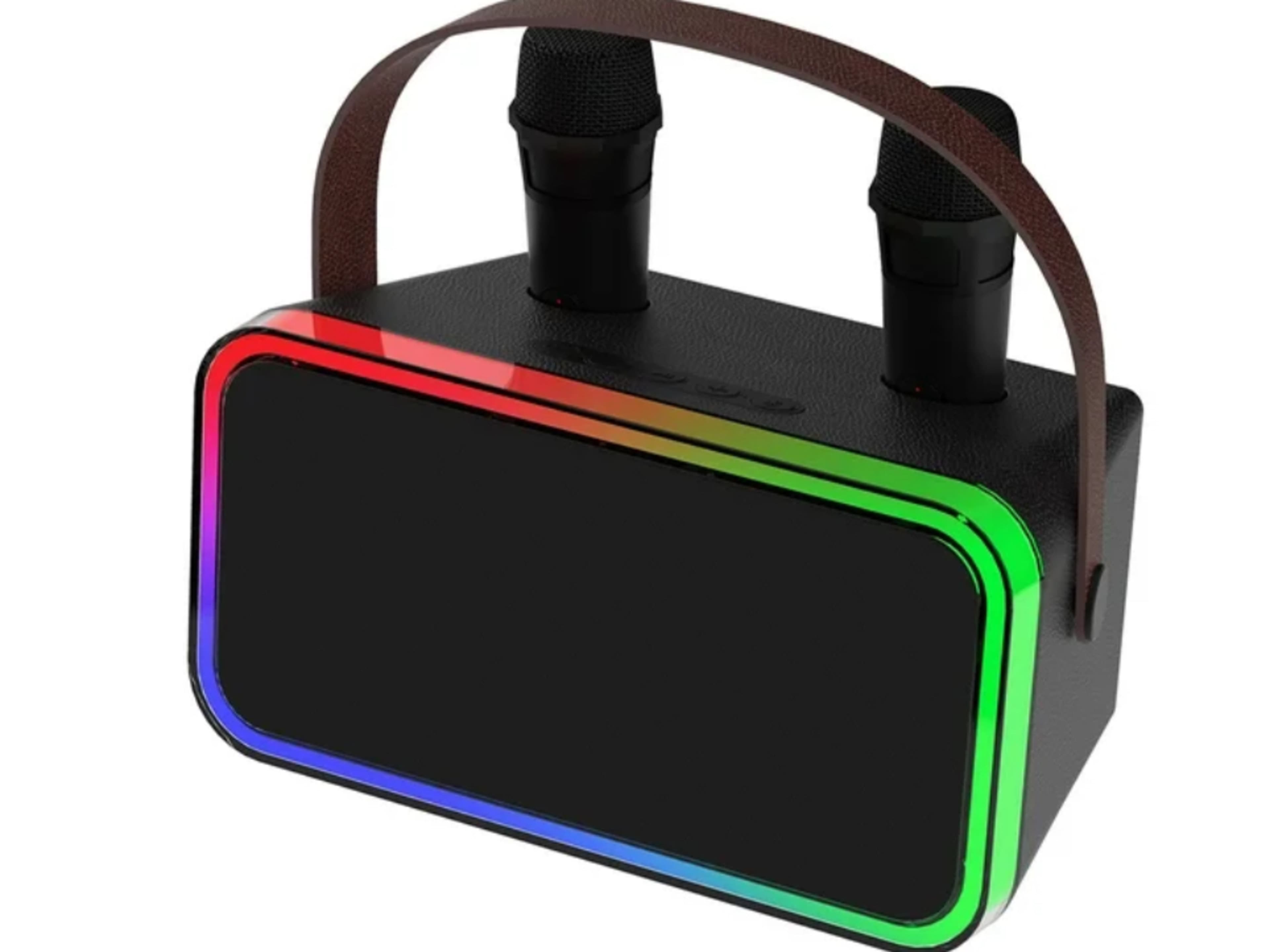 Portable Karoke with Wireless Microphones