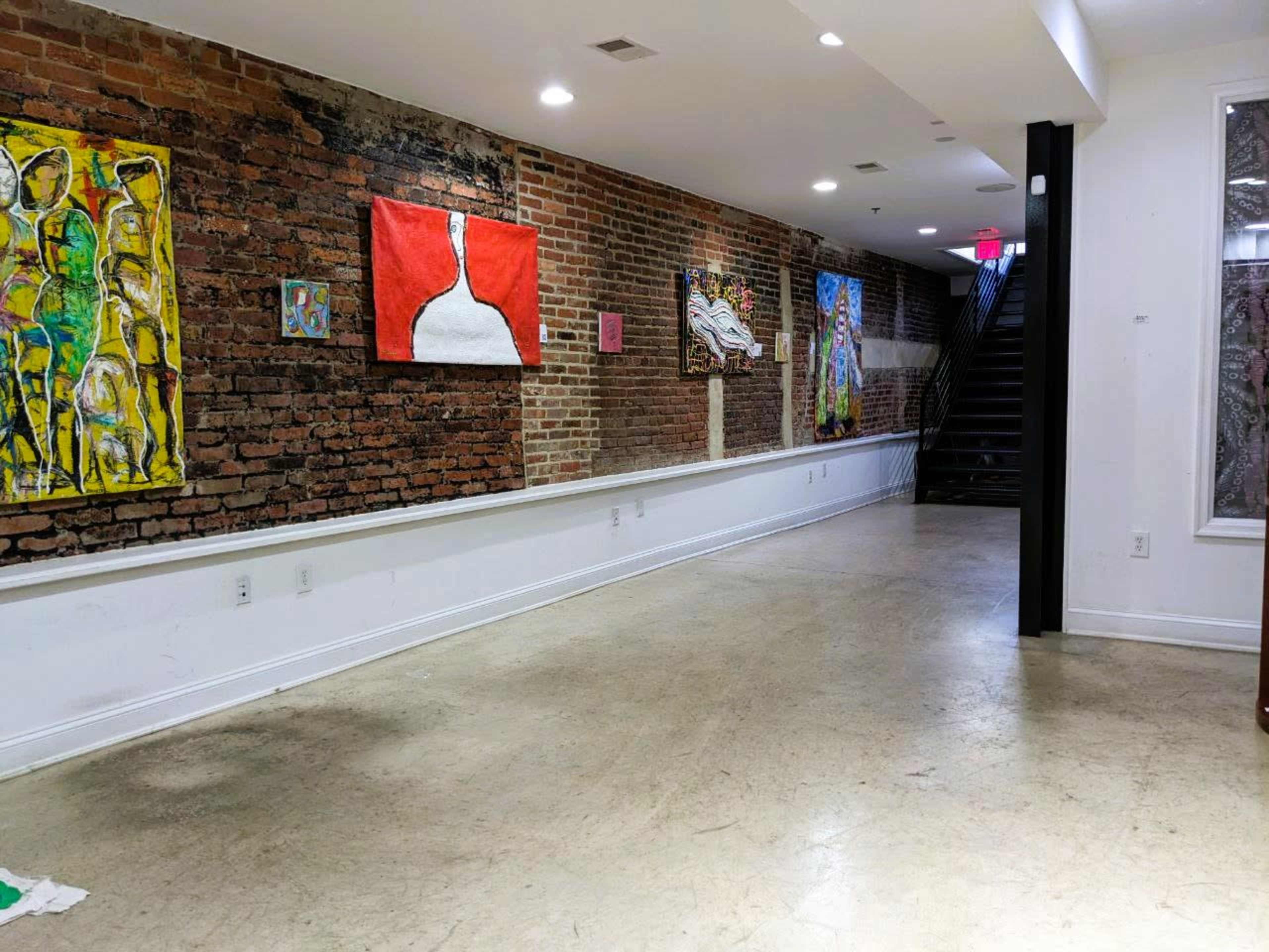 Urban two-level flex space with reception, boardroom and art gallery Image in Northeast Washington, Washington, DC