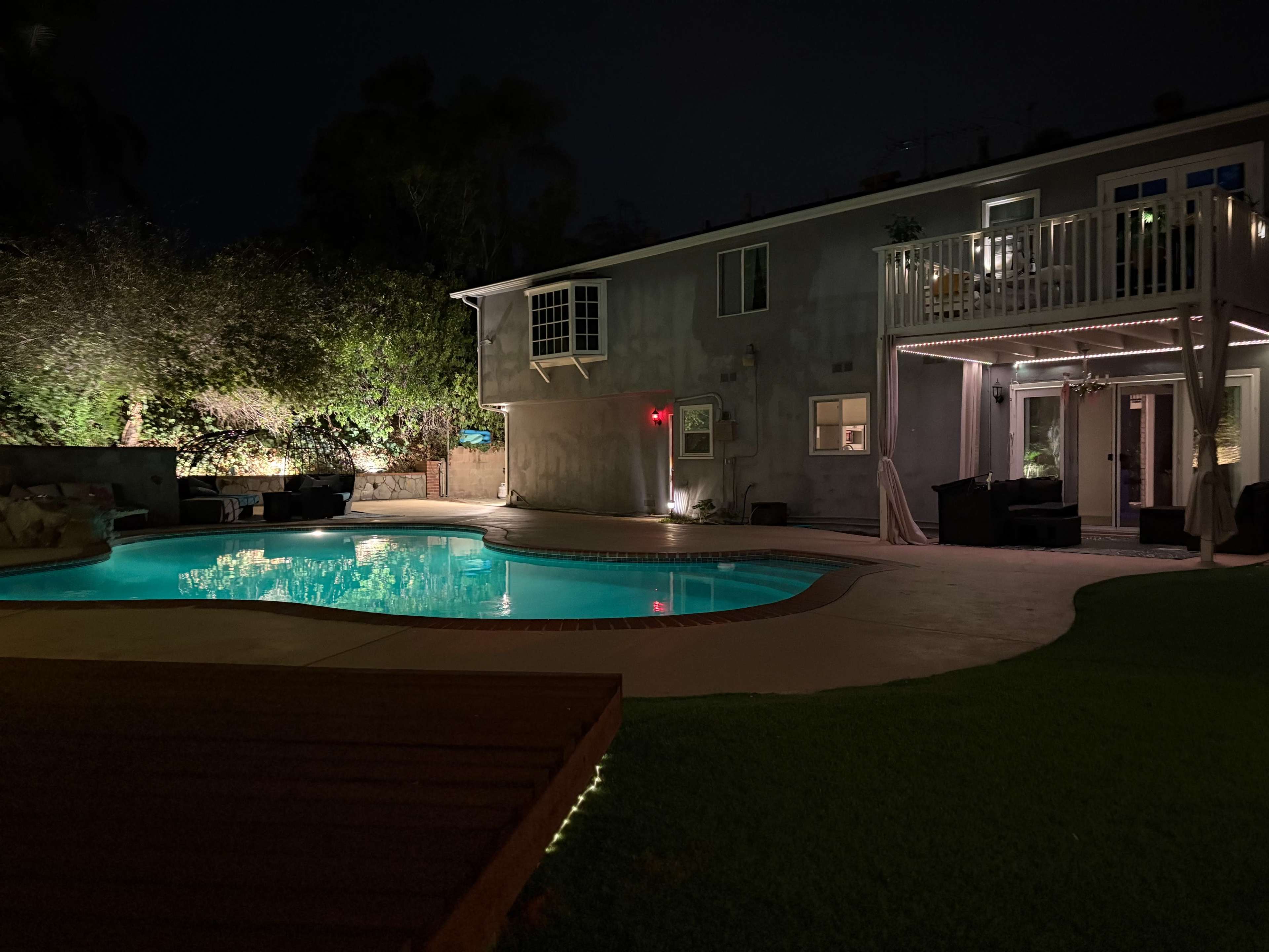 Scenic Hillside Retreat with Pool & Valley Views- Backyard only Image in Woodland Hills, Woodland Hills, CA