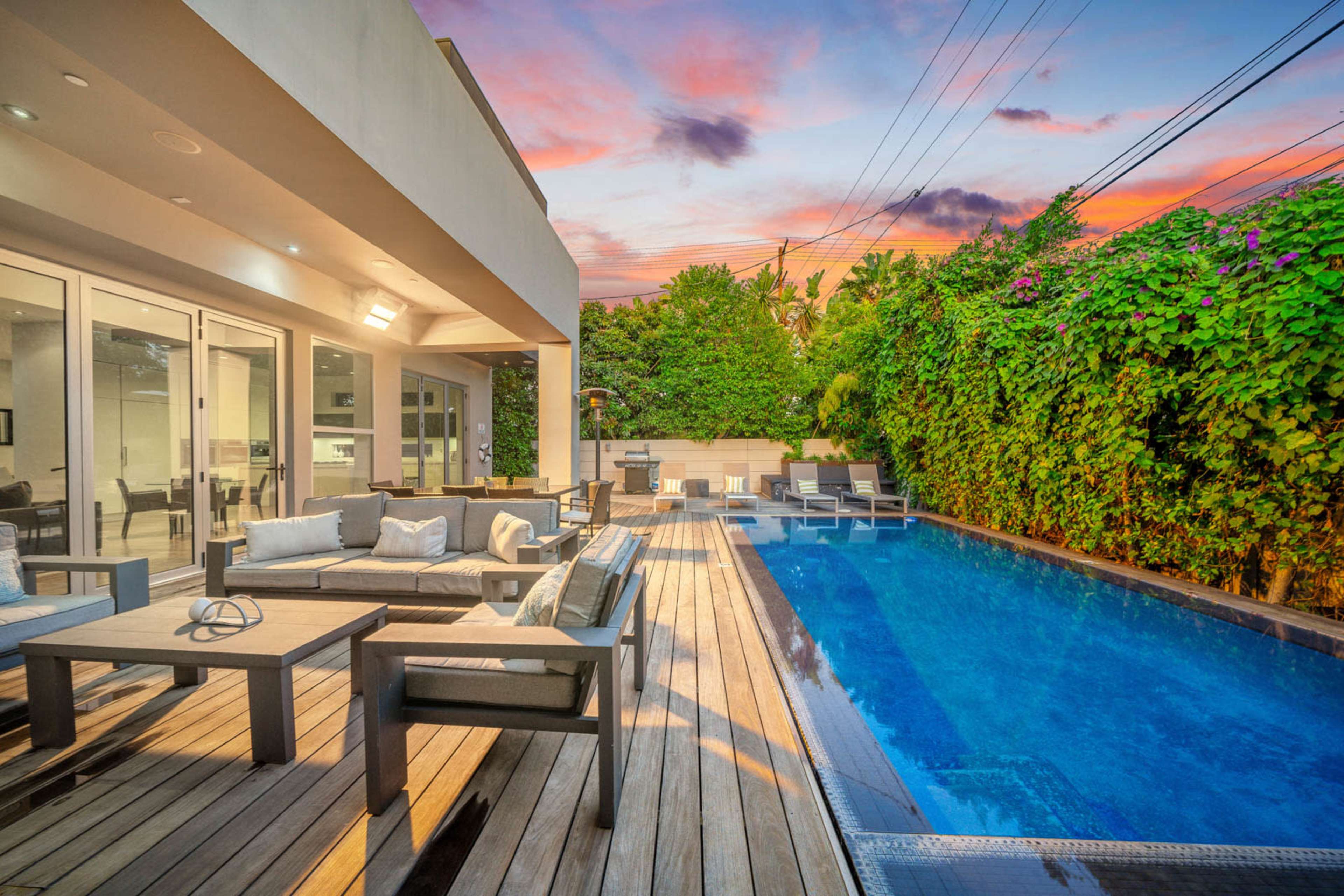 Modern WeHo Villa w/ Pool, Fire Pit & Open-Concept Design Image in Beverly Grove, Los Angeles, CA, CA