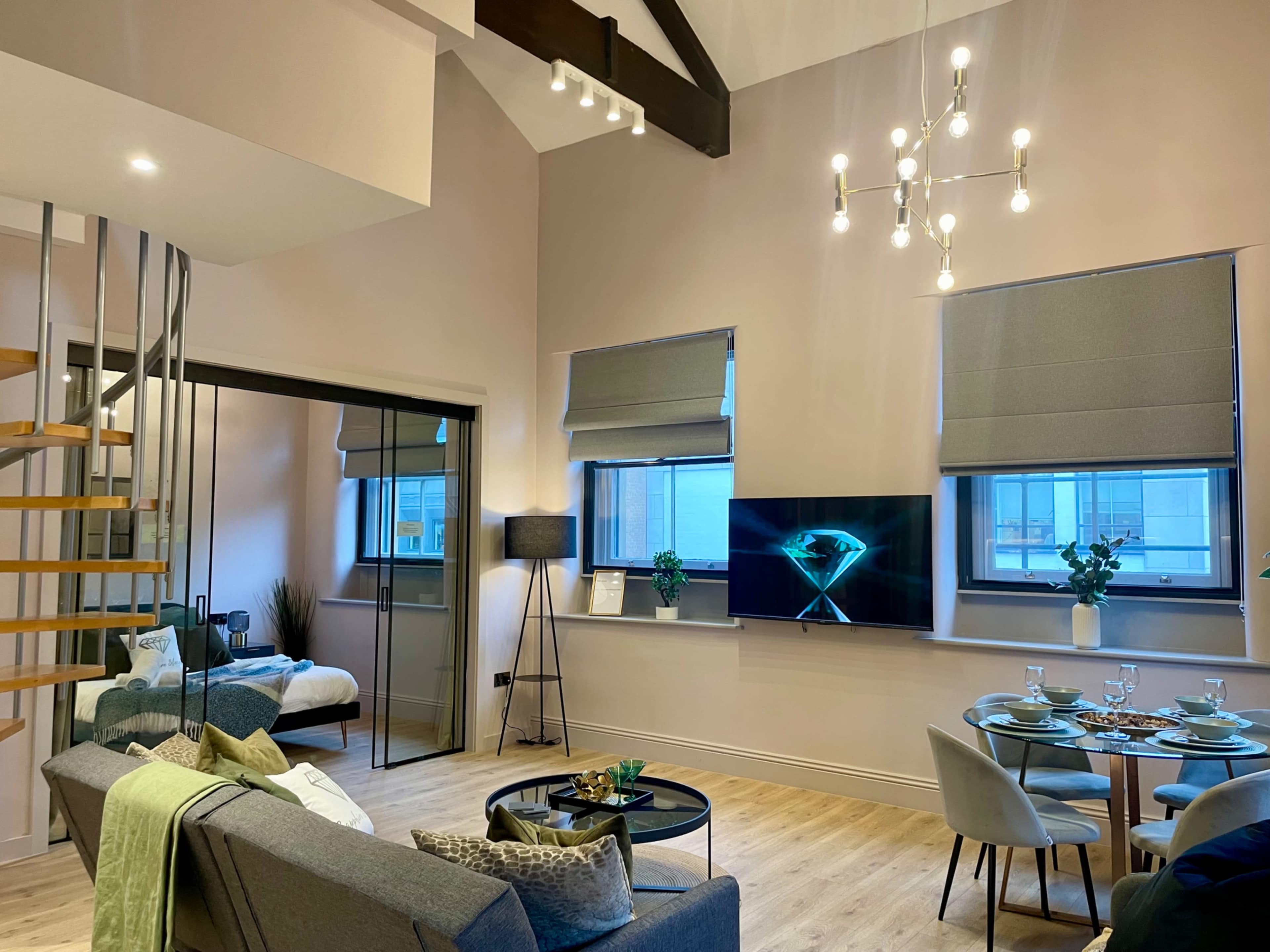 New York loft style unique apartment Image in Chinatown, Manchester, ENG