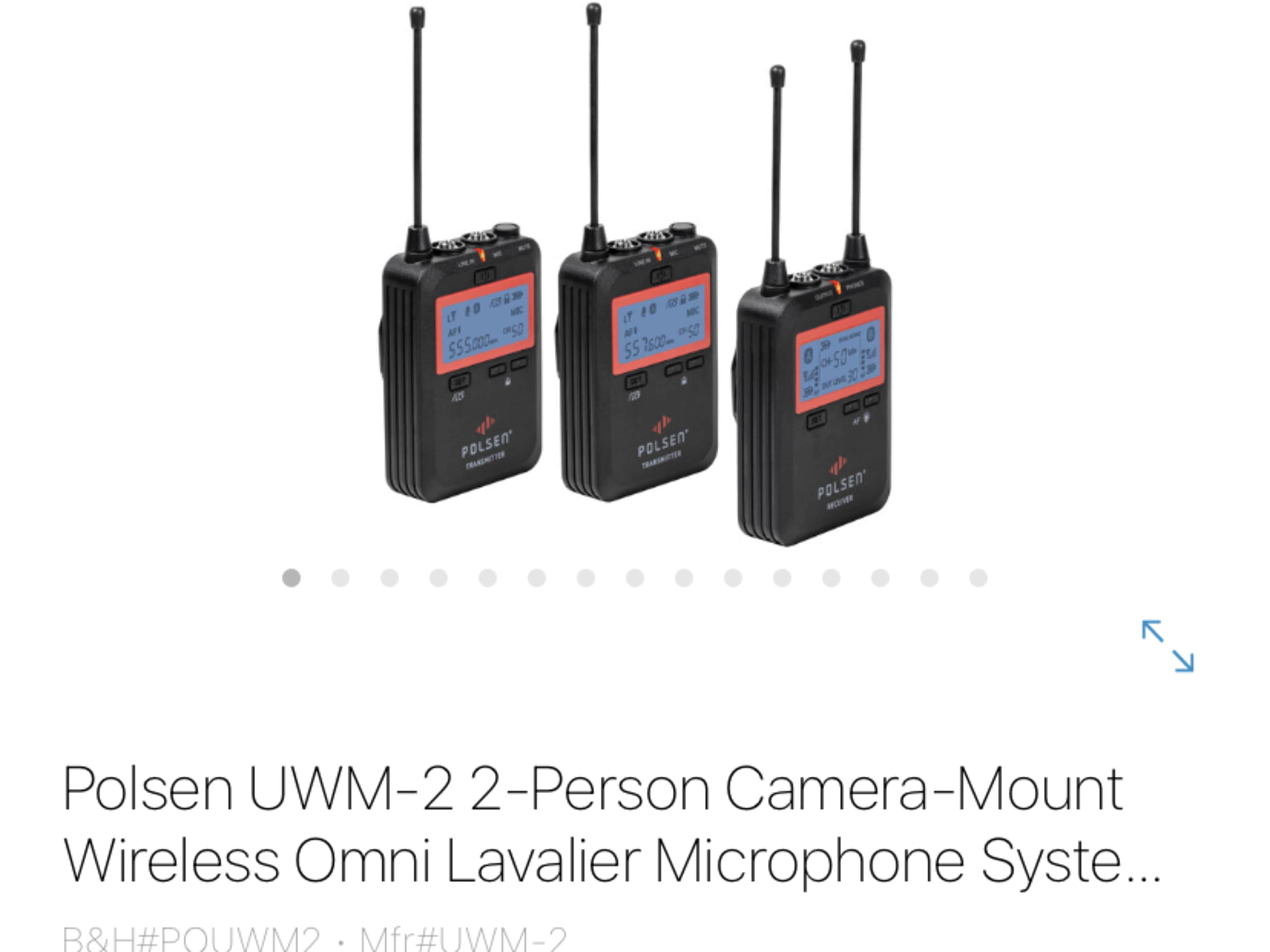 2 Wireless  Lav Mics