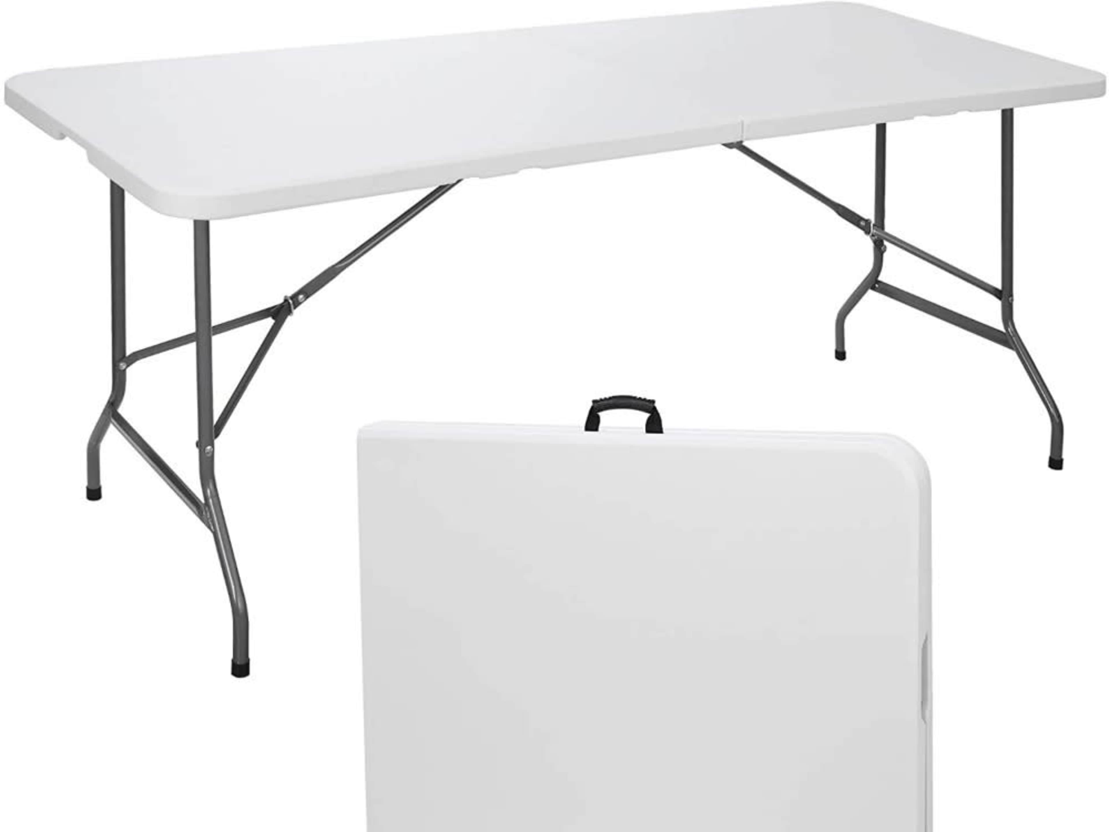 6 ft White Fold-in Table 
