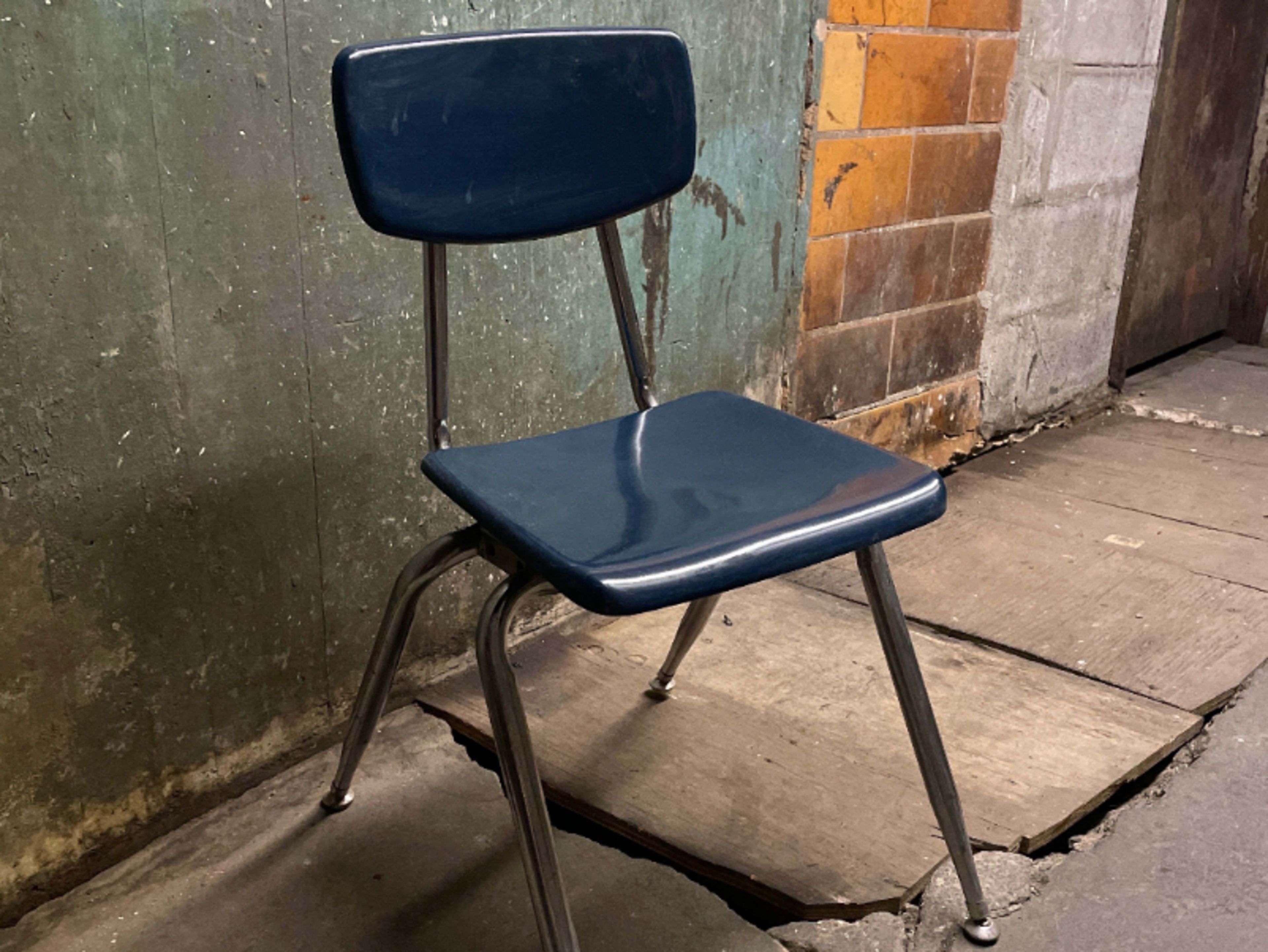 Retro School Chairs, Custom Setup