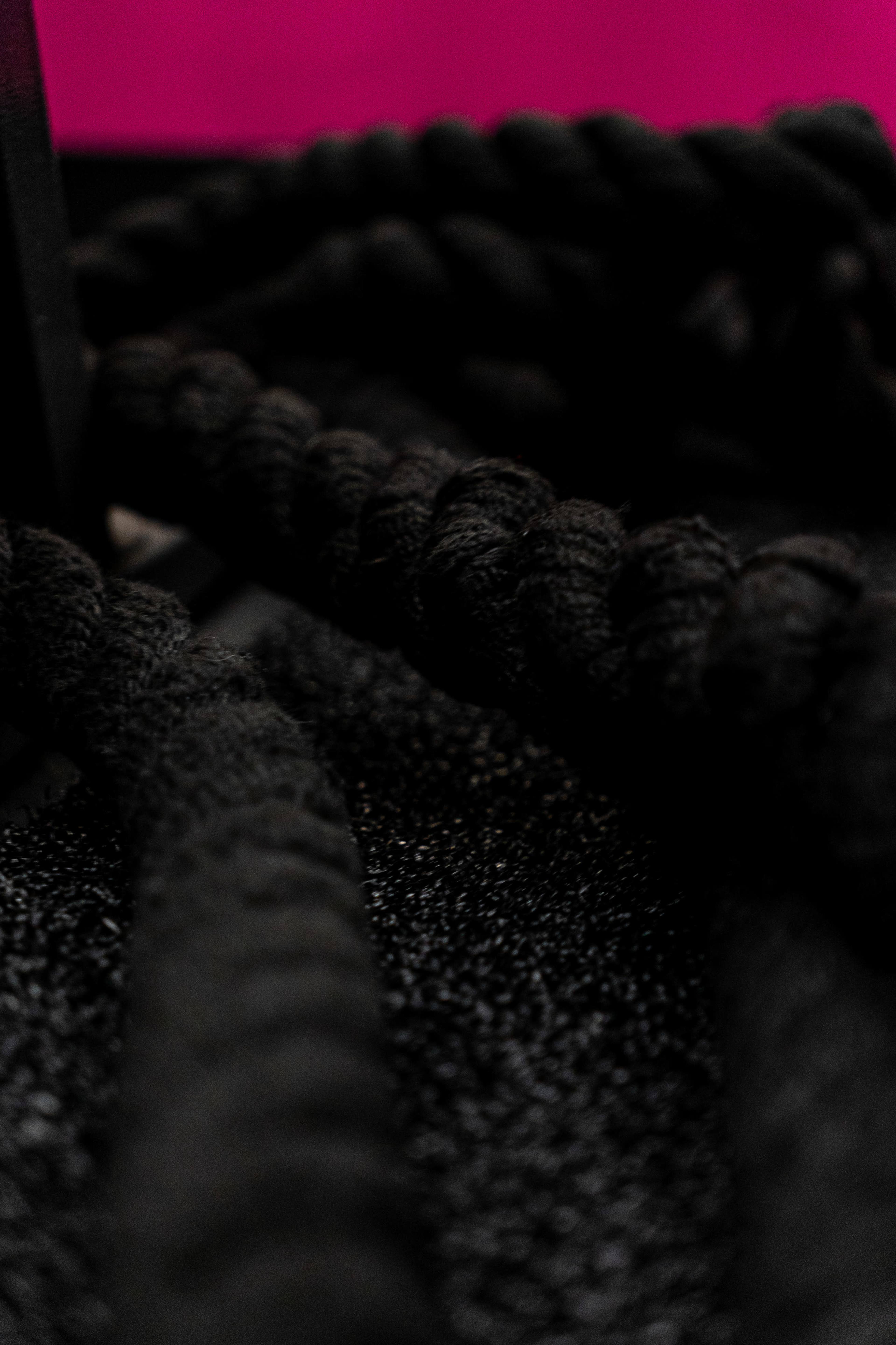 Stylish and functional Pink, white and black fitness studio Image in Catalina Villas, Pasadena, CA