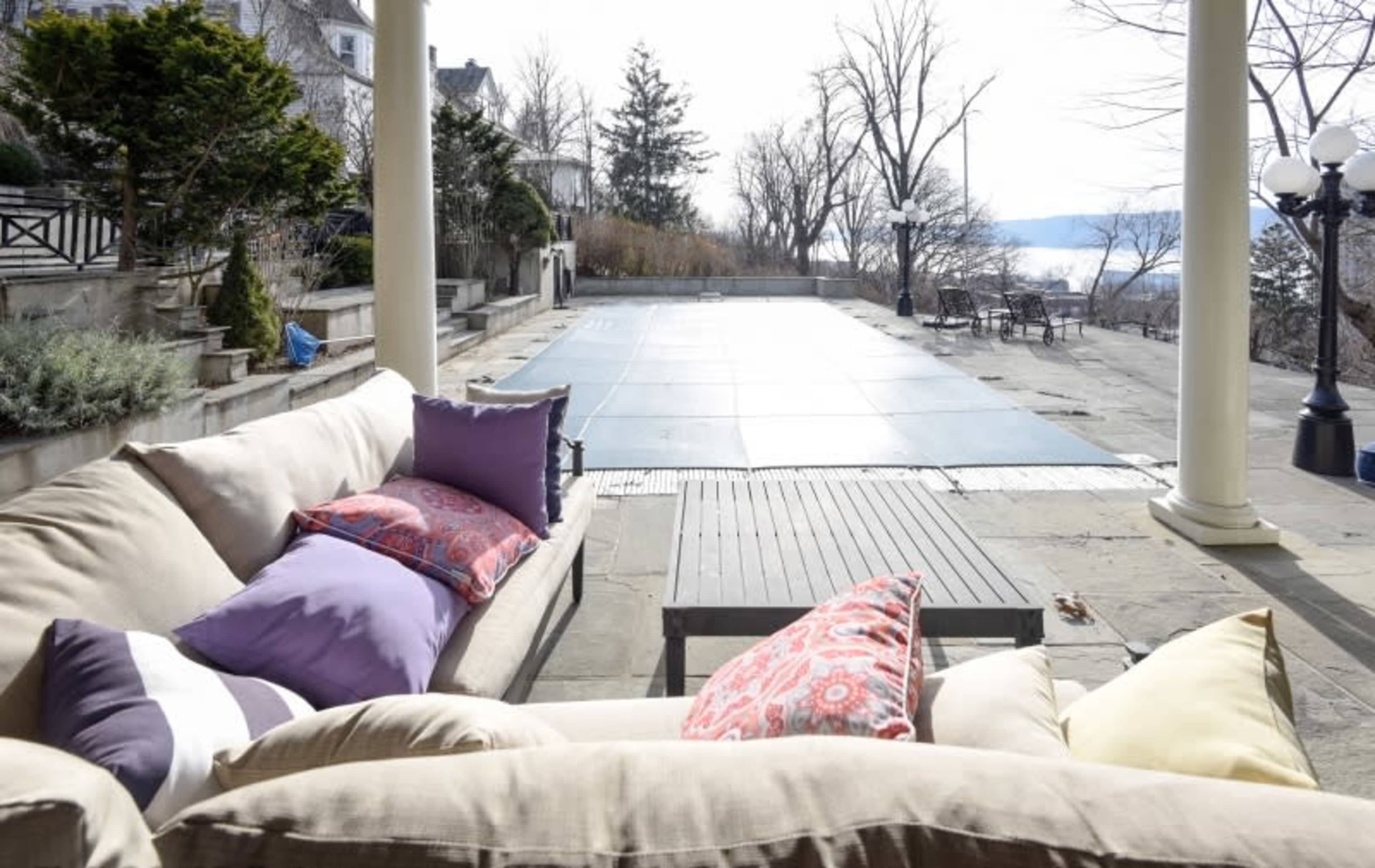 Federal Revival Estate with Hudson River Views & Pool | Multi-Set Film Location + Production Basecamp Image in Northwest Yonkers, Yonkers, NY