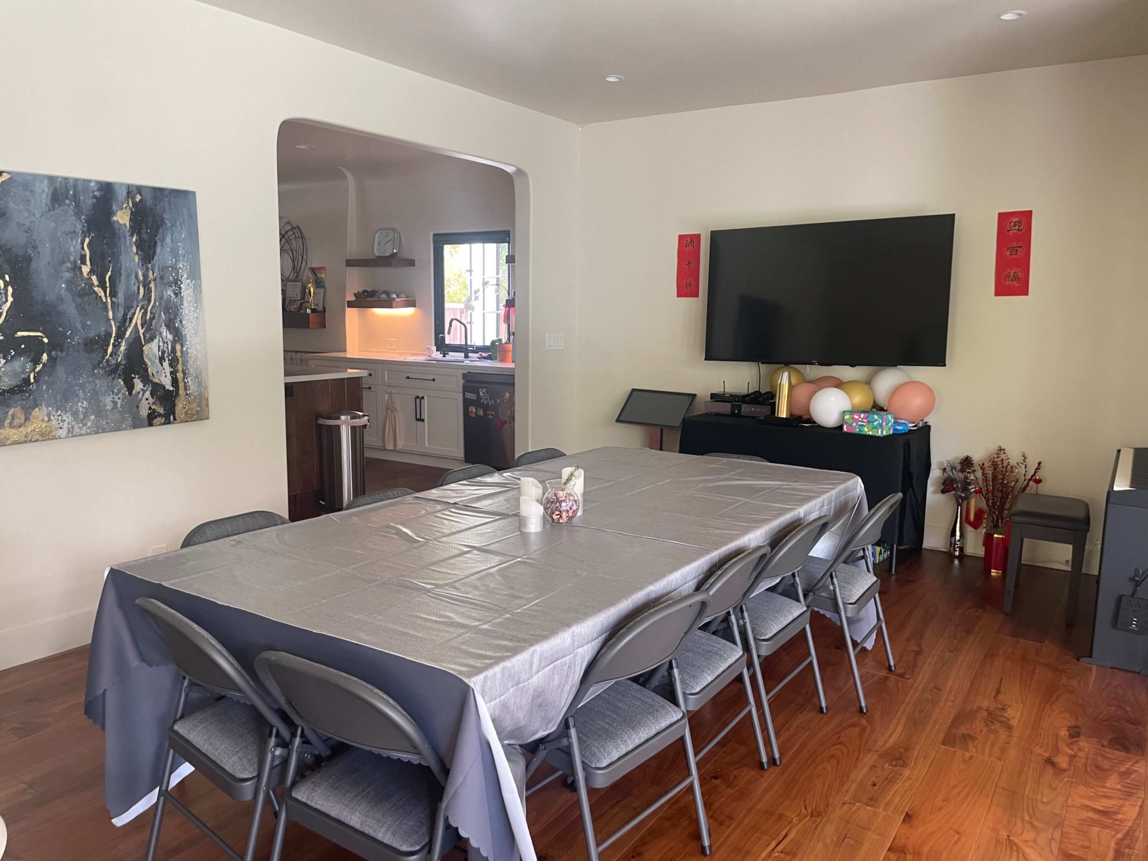 Luxury patio/lawn with stunning kitchen for private event near Stanford Image in Old Palo Alto, Palo Alto, CA