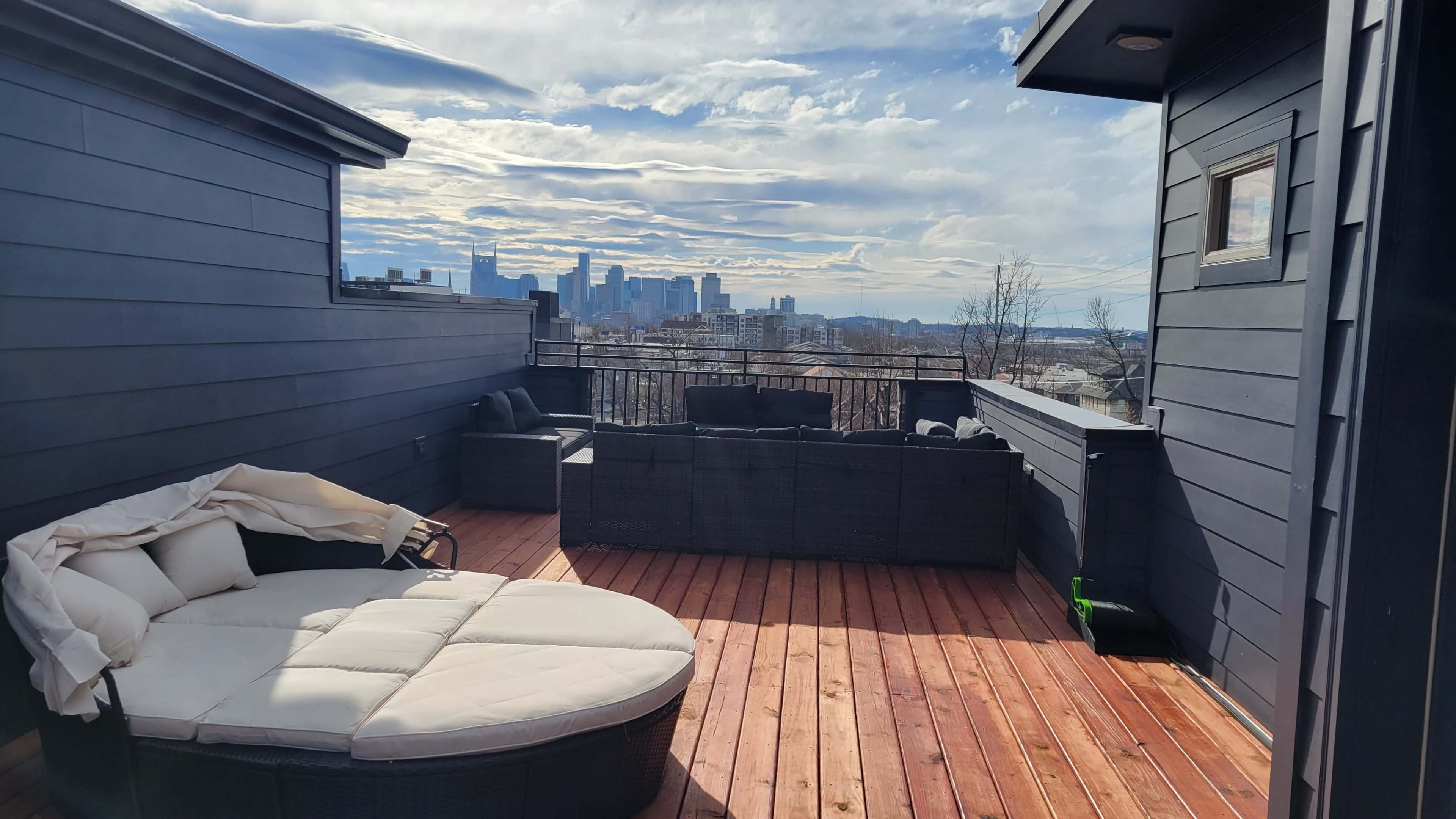 New townhome near Nissan Stadium and Downtown. Generous sunlight and skyline views. Image in East Nashville, NASHVILLE, TN