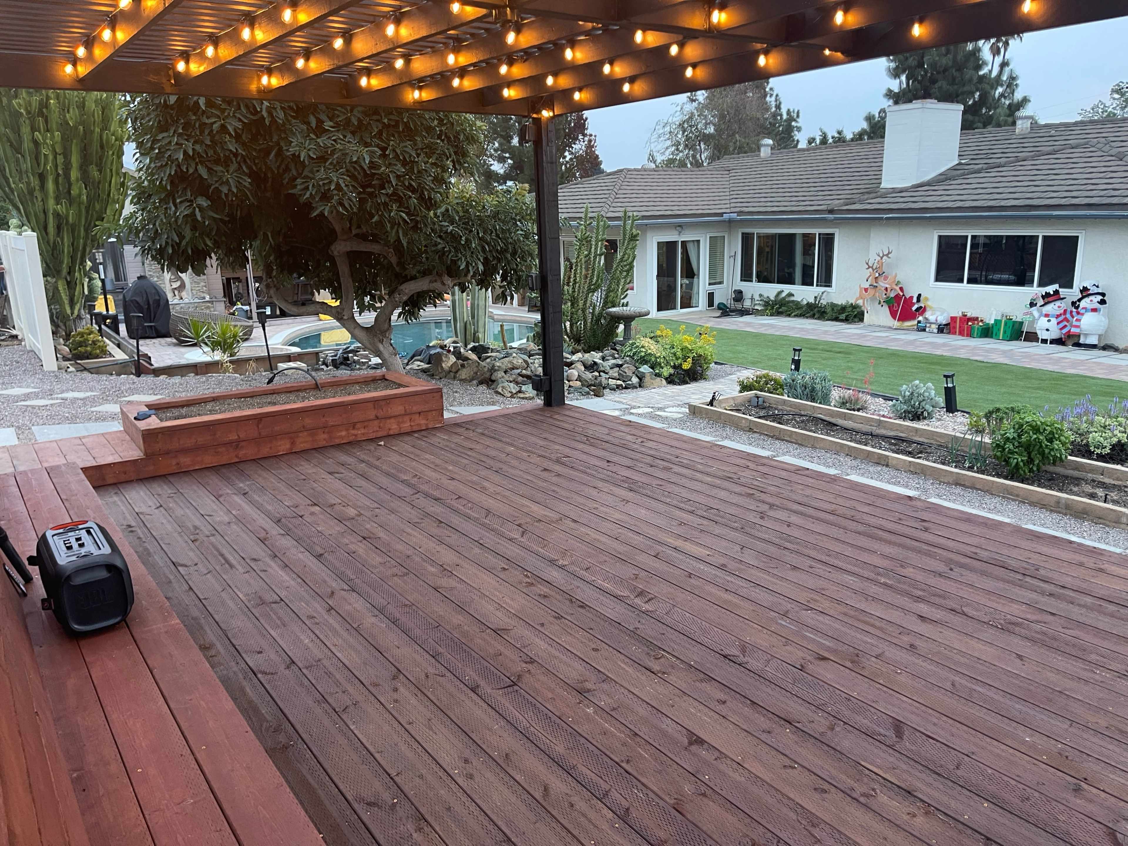 Expansive Private Outdoor Event Venue with Pergola Stage, Pool & Garden Grounds Image in Rancho San Diego, El Cajon, CA