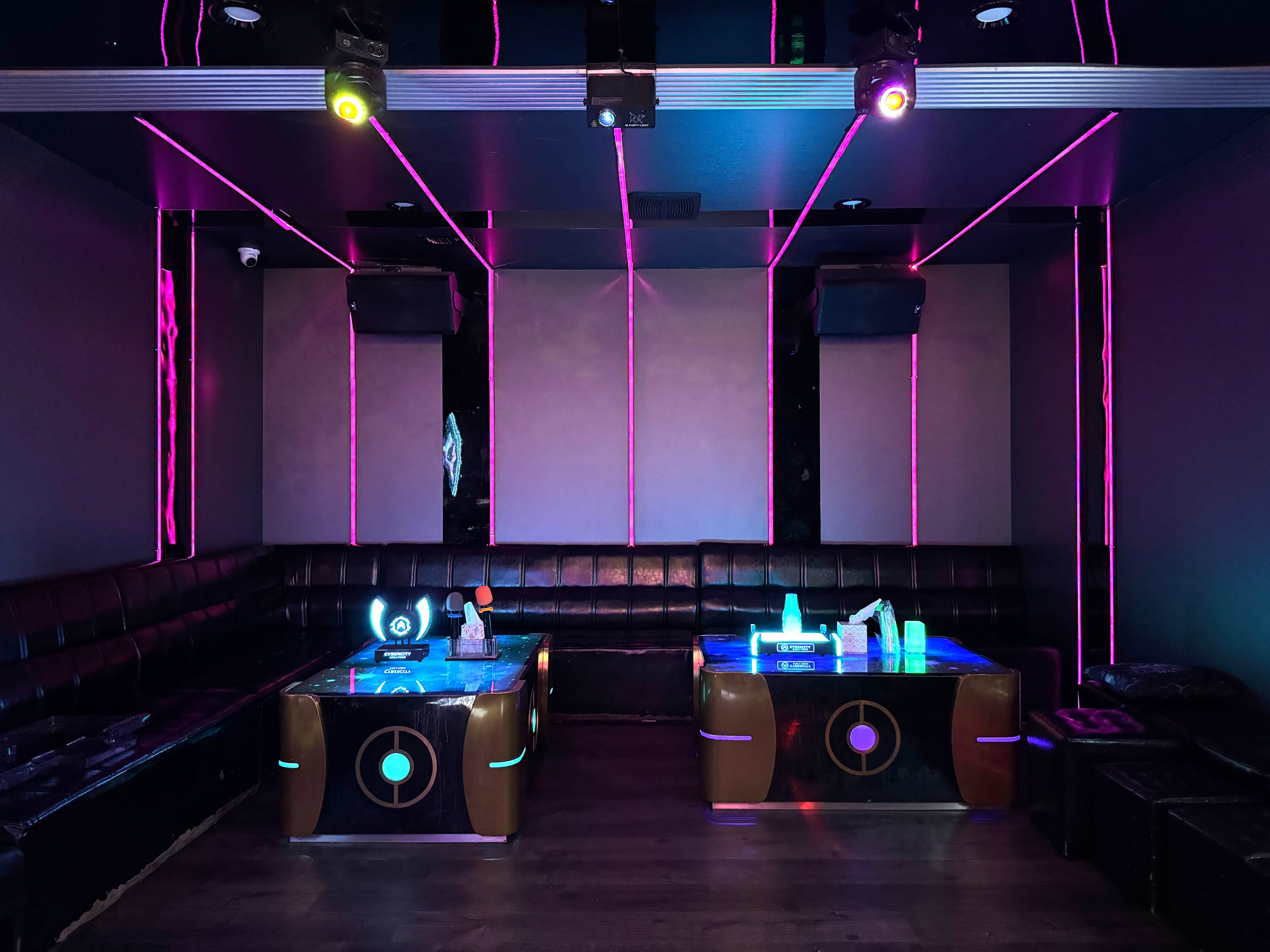 Hi-Tech Futuristic Private Lounge w/Karaoke, Pro Sound, LED Lighting, PlayStation + Poker and Boardgames Table in a Super Convenient Location Image in South El Monte, South El Monte, CA