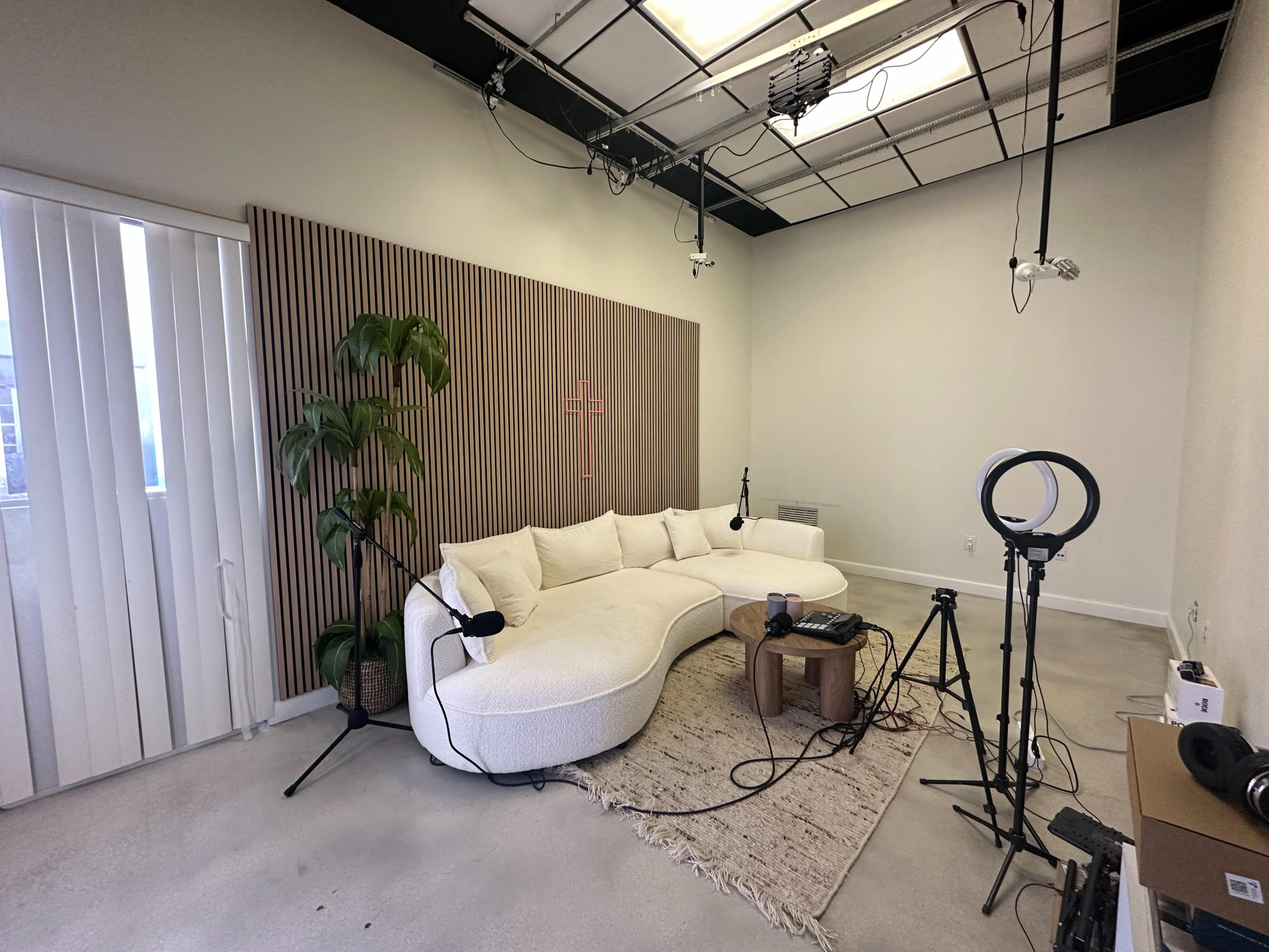 Aesthetic Studio, Podcast Room, Modern & Clean Vibe, Plants Image in Pompano Beach, Pompano, FL