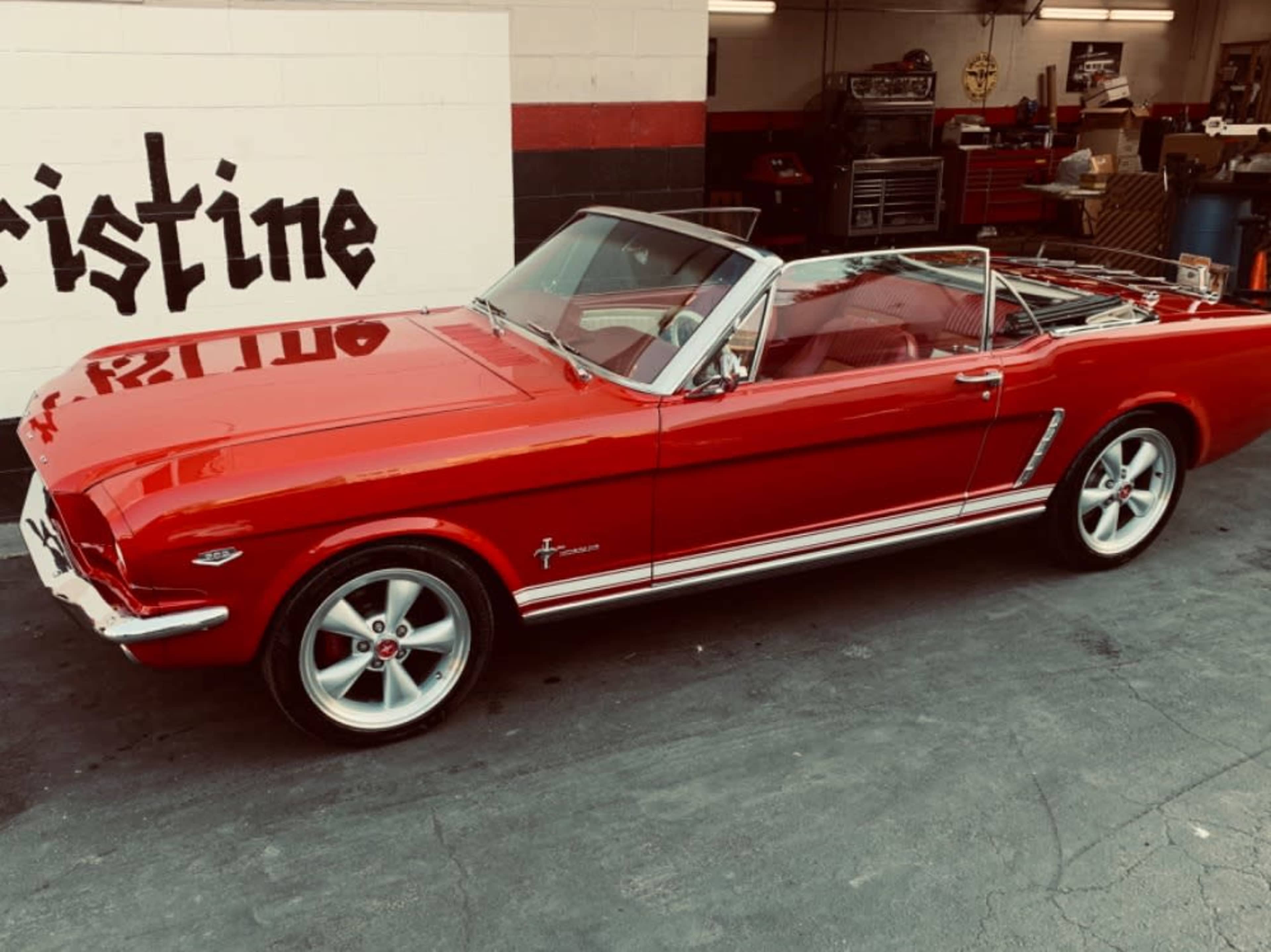 Cherry Red '65 Mustang 