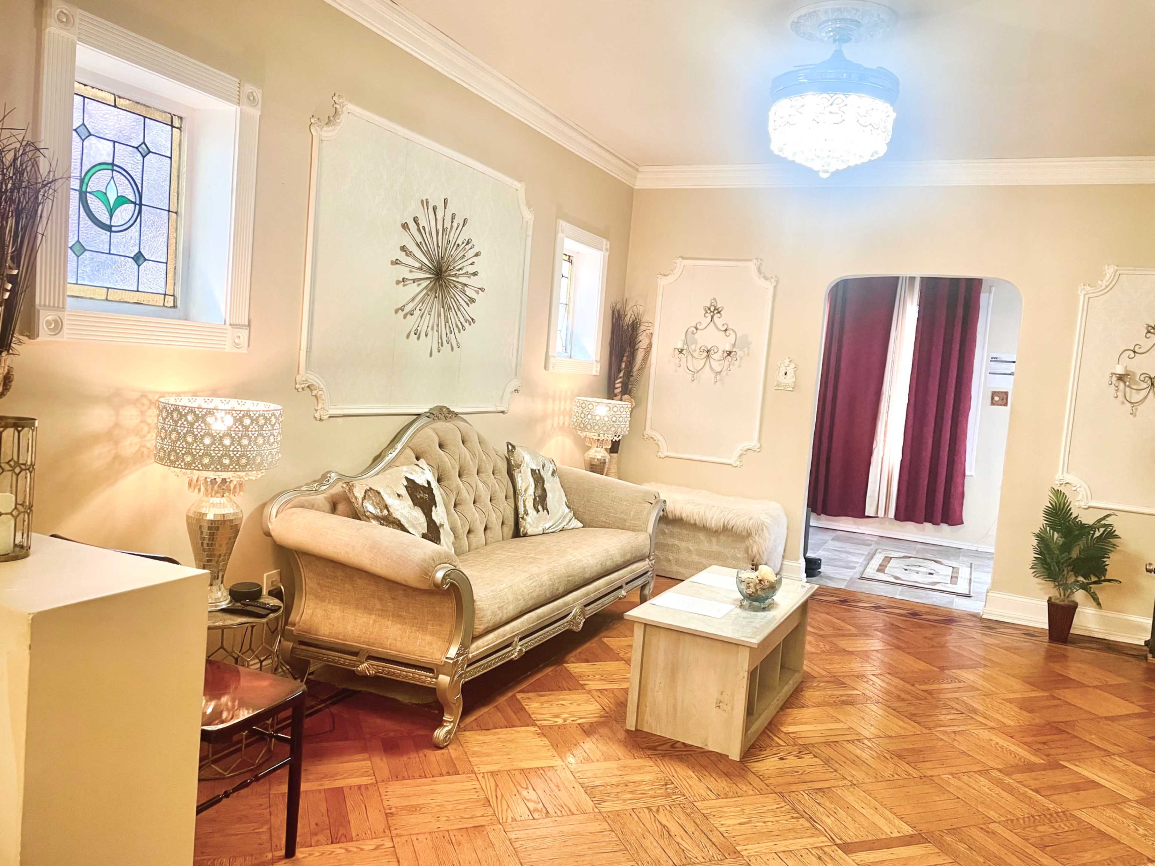 Elegant Vintage-Inspired Brooklyn Duplex with Luxe Finishes & Crystal Chandeliers Located in the Heart of Brooklyn Image in East Flatbush, Brooklyn, NY